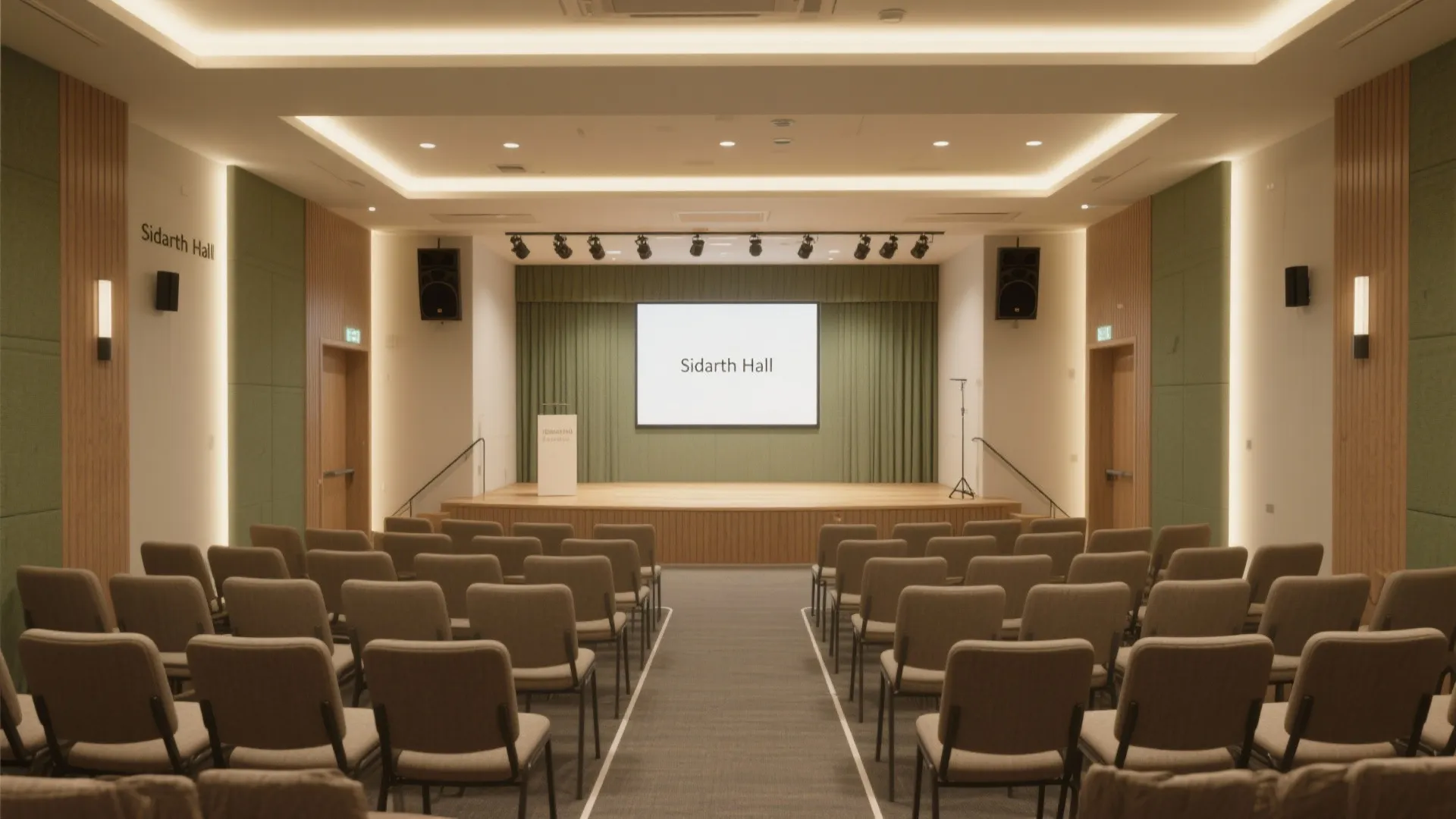 Siddharth Hall: Guide to Small Event Space Optimization: 1 Minute to Transform Siddharth Hall for Any Event