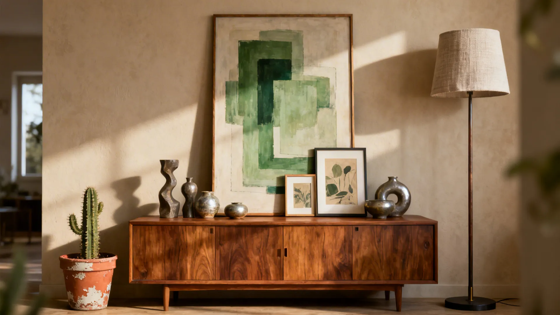 5 Stylish Ways to Decorate a Sideboard: Creative small-space ideas to style a living room sideboard with personality and function