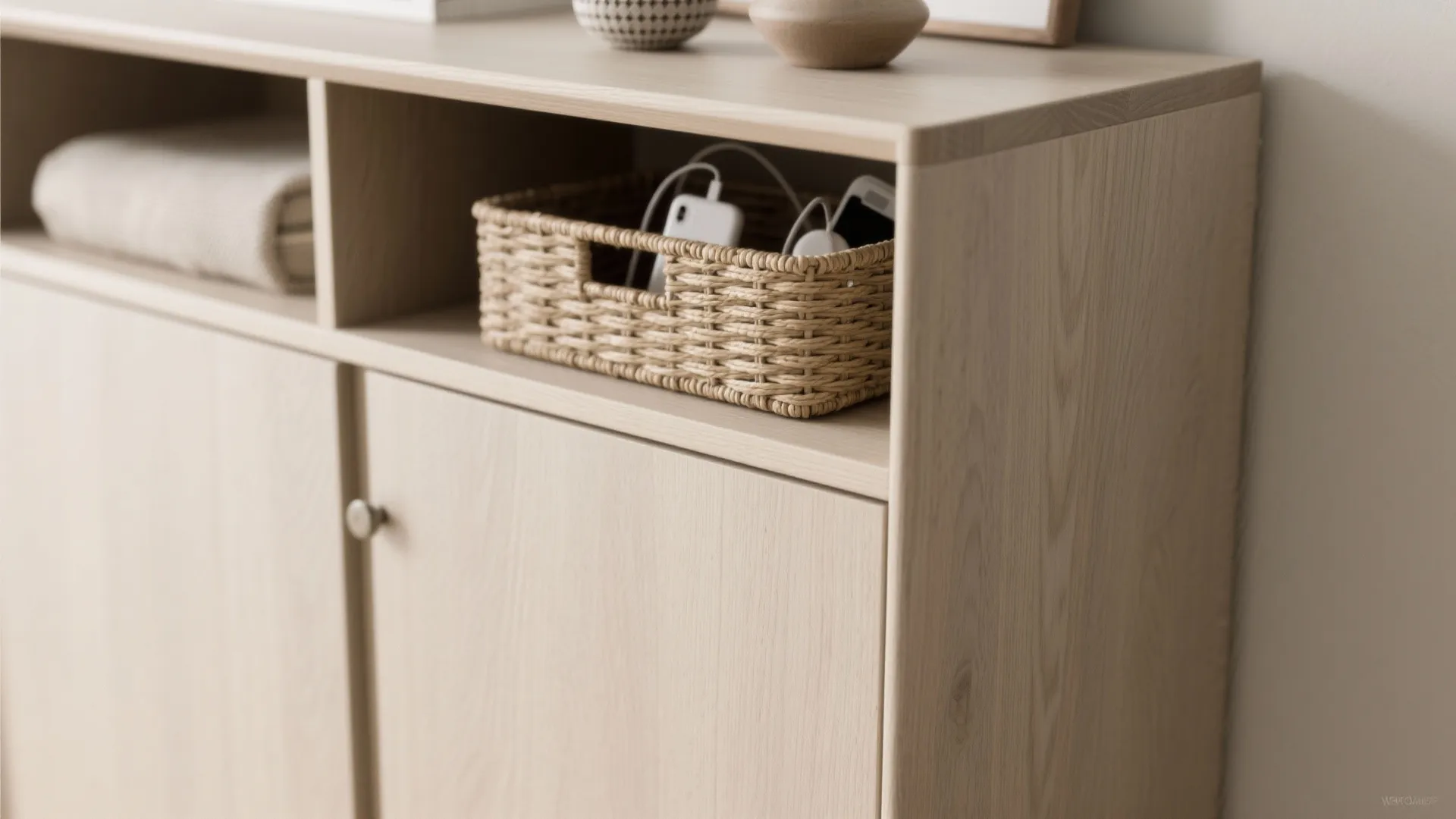 4) Slim Storage That Doubles as Display