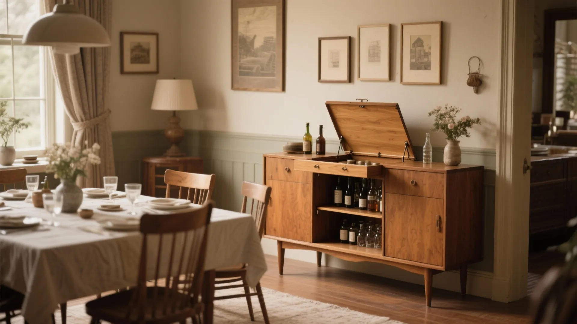 8. Sideboard with Open Top