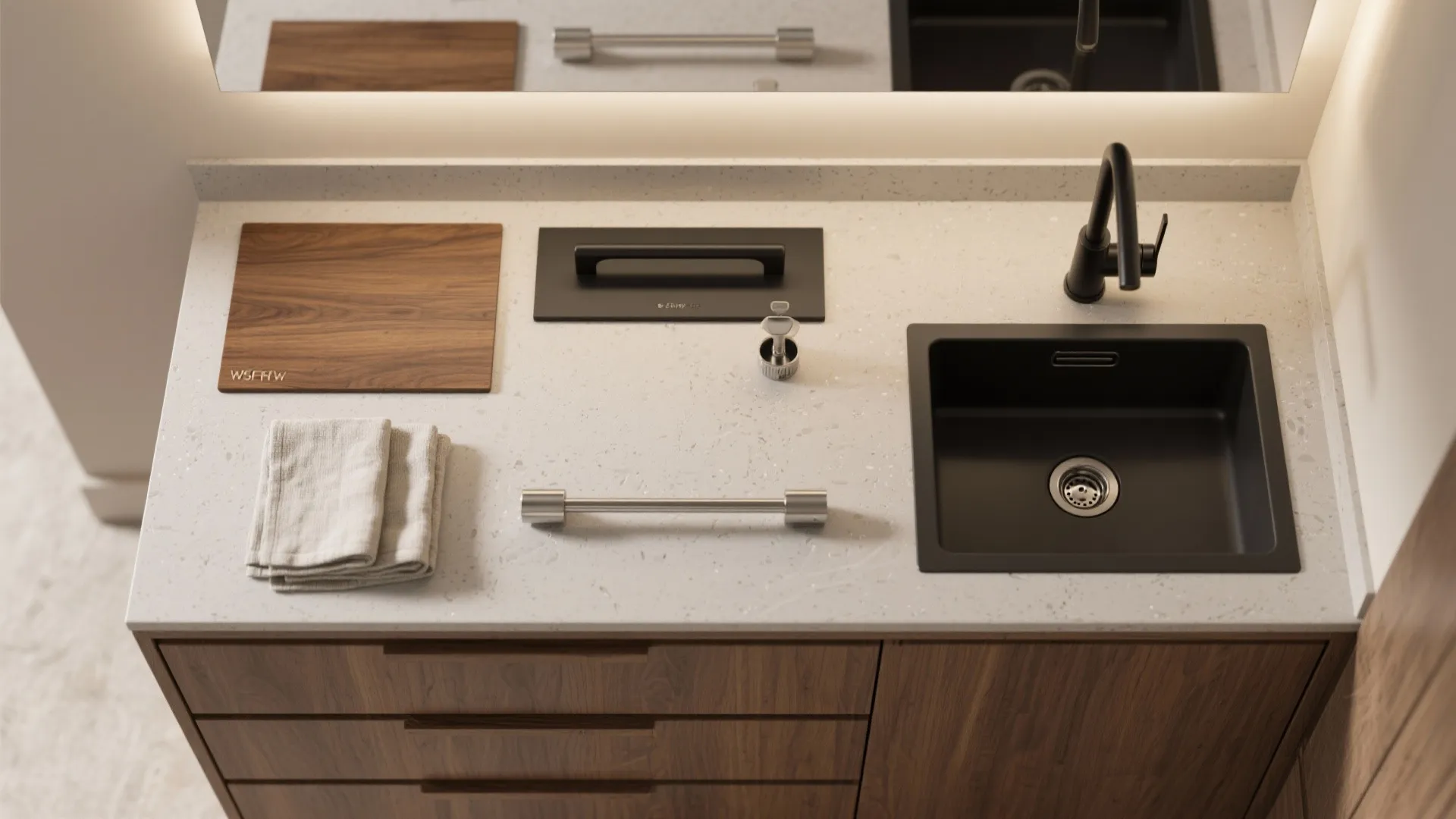 4) Sideboard Sink with Integrated Storage