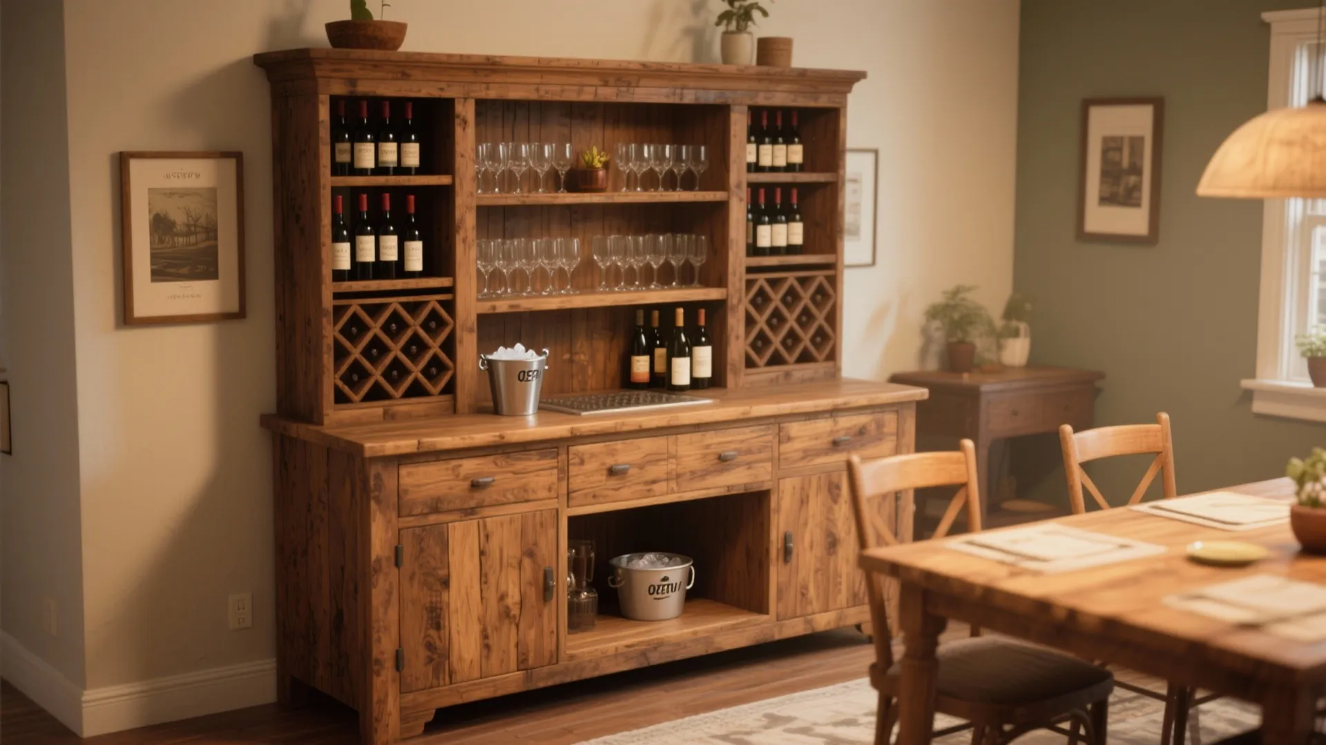 2. Sideboard with a Twist