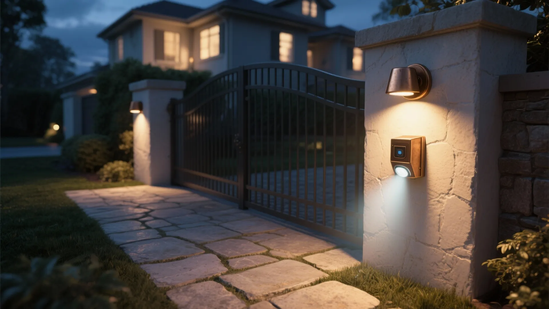 3. Use as a security boost for side gates and pathways