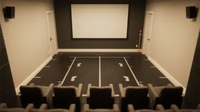 Home Theater Design with Acoustic Optimization