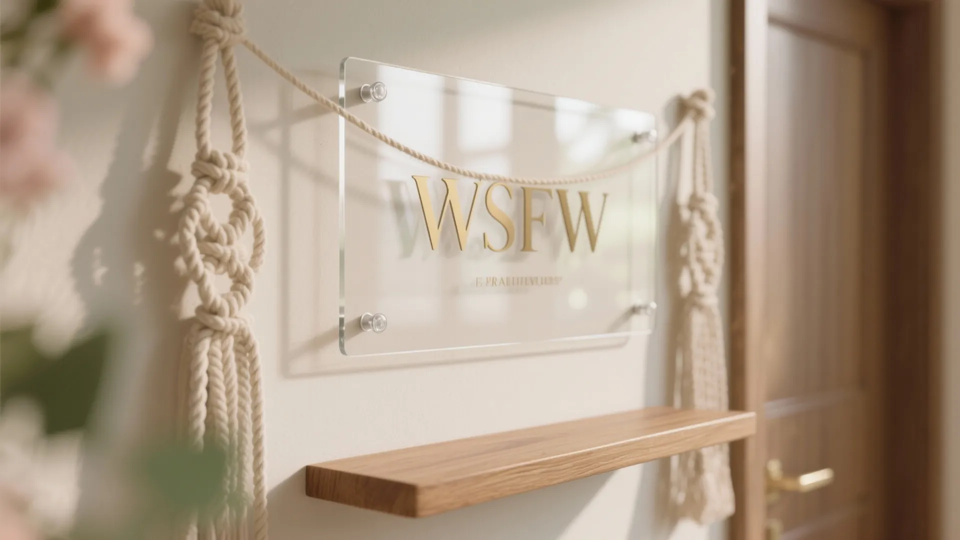 Personalized Welcome Sign + Name Garland