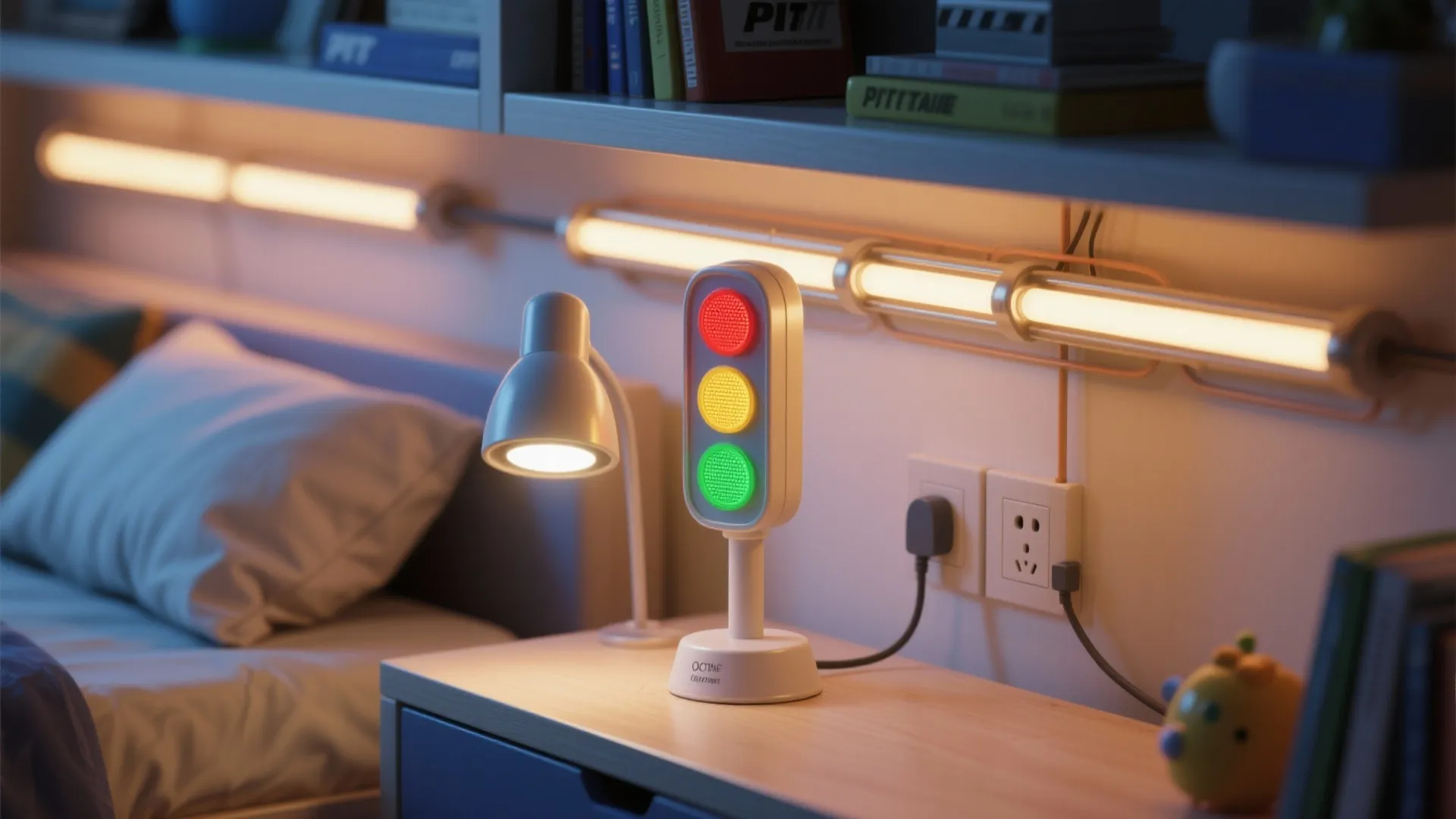 4. Signal lights and playful task lighting