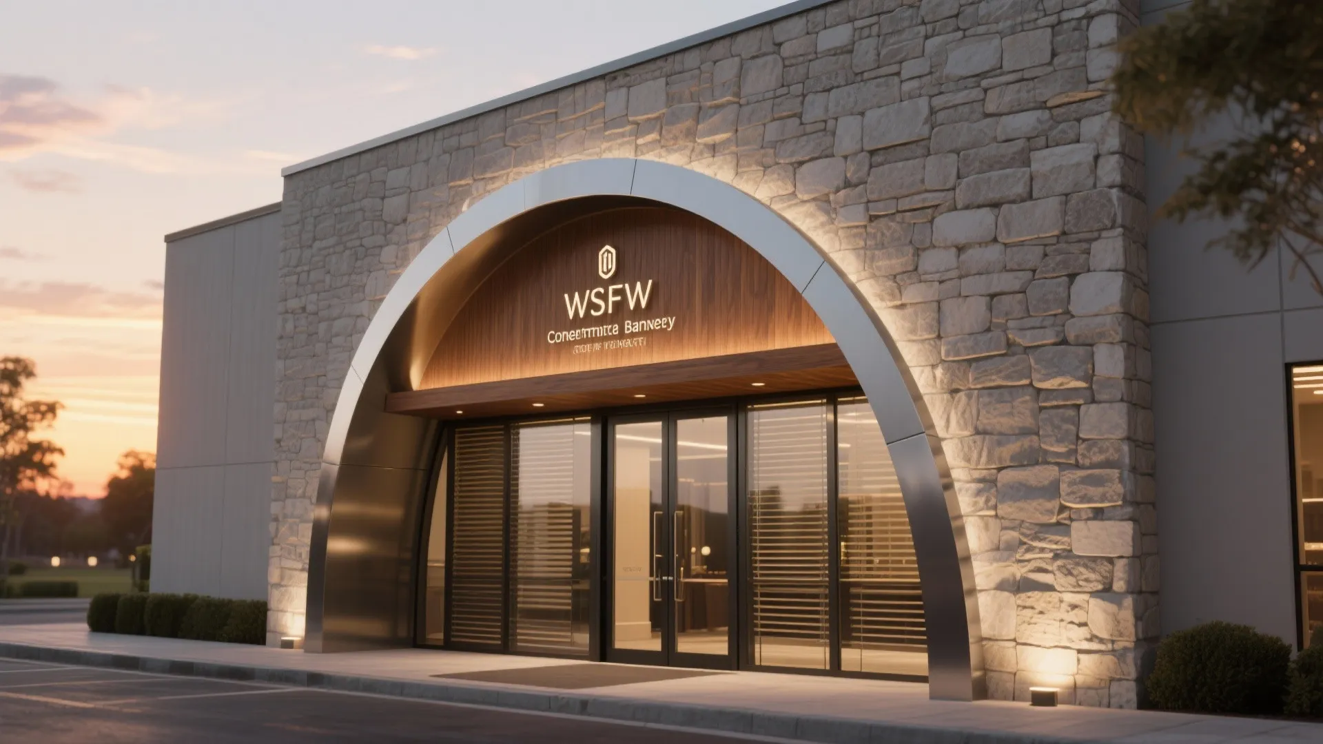 Signature Arch or Portal that Frames the Arrival