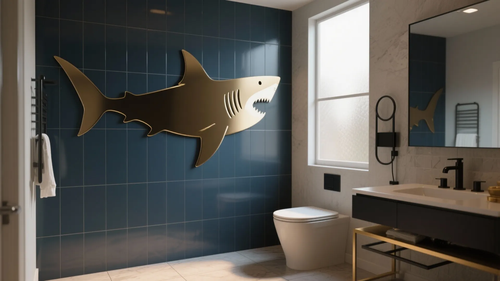 10 Shark Bathroom Decor Ideas for Small Spaces