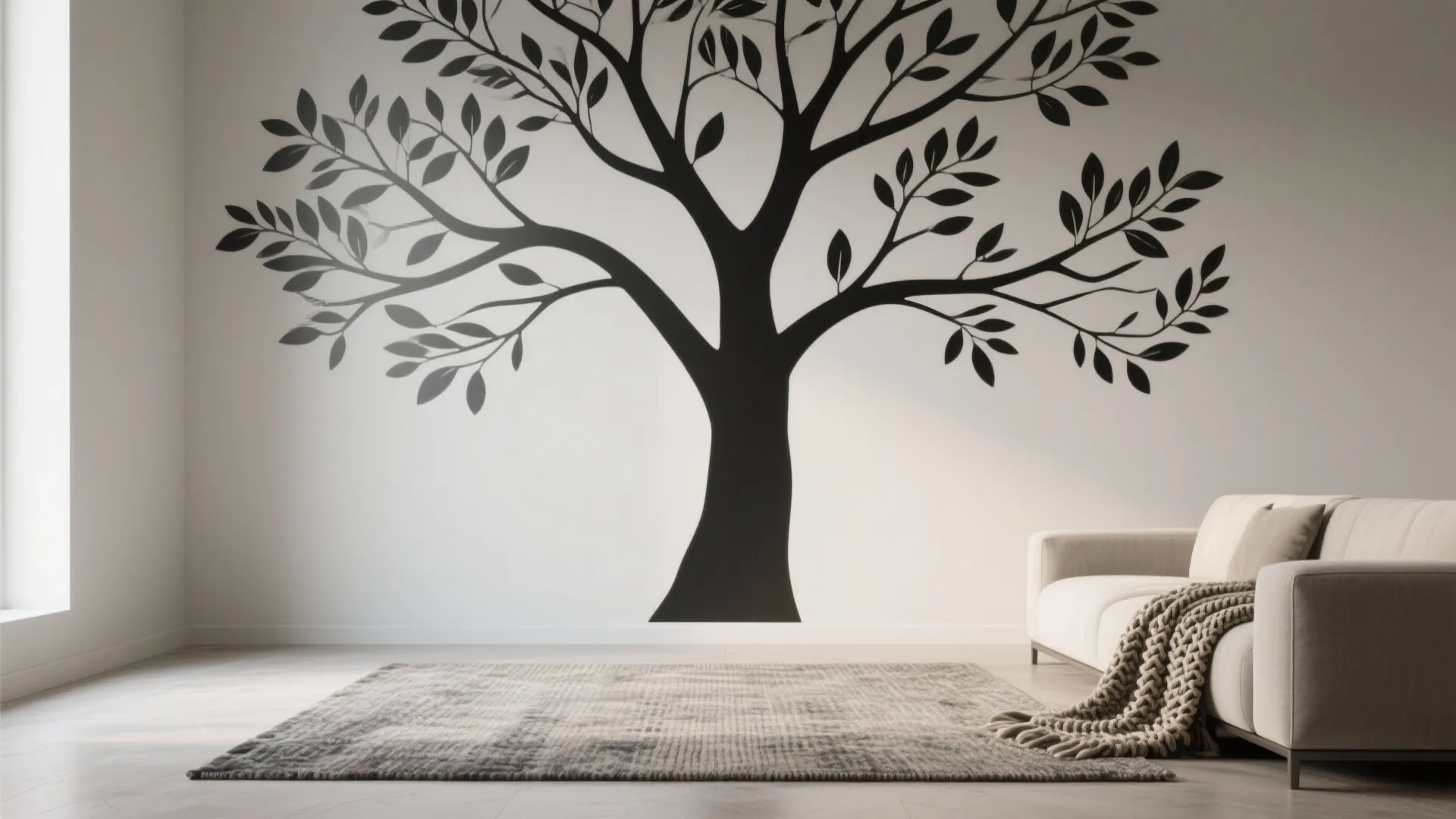 1. Minimalist Silhouette Tree