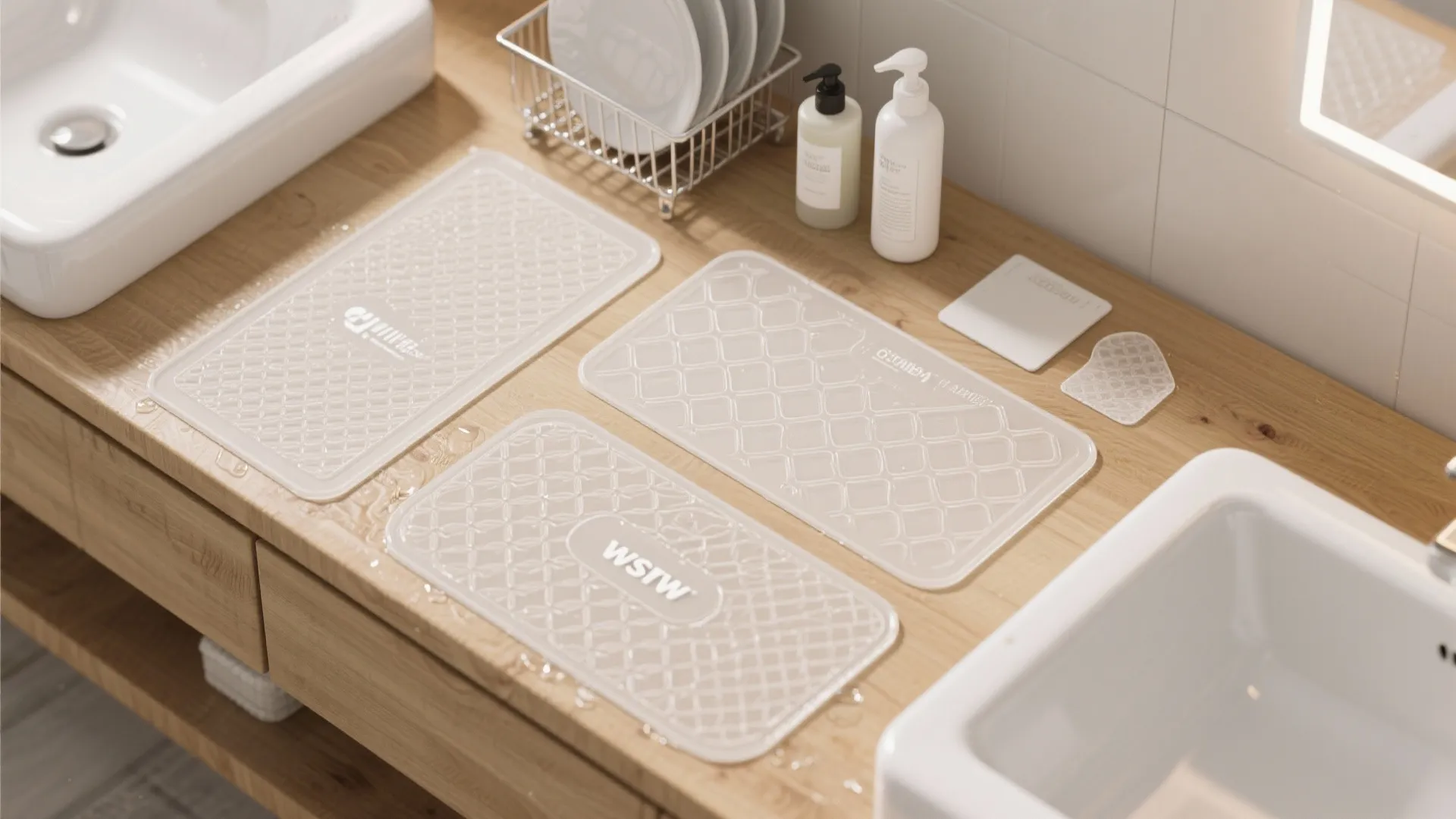 4. Silicone mats and liners for wet zones