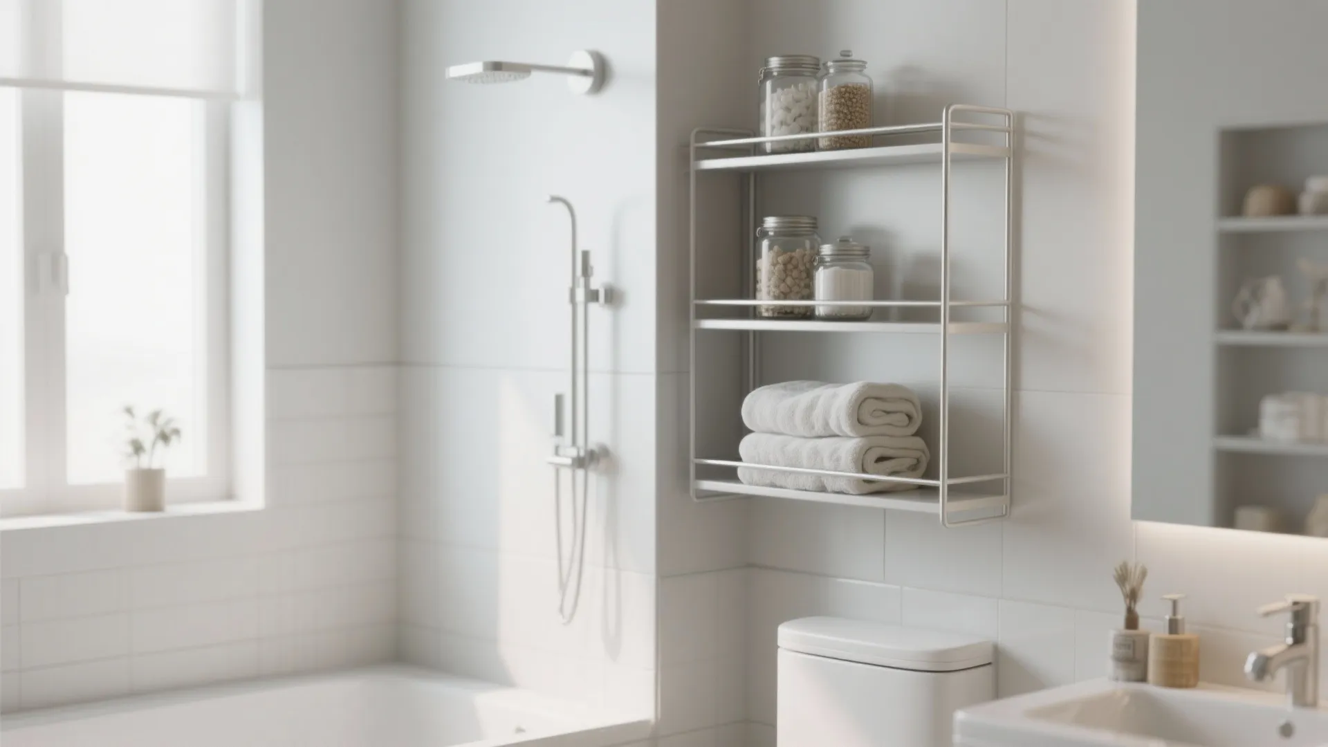 Tip 3: Silver shelving units