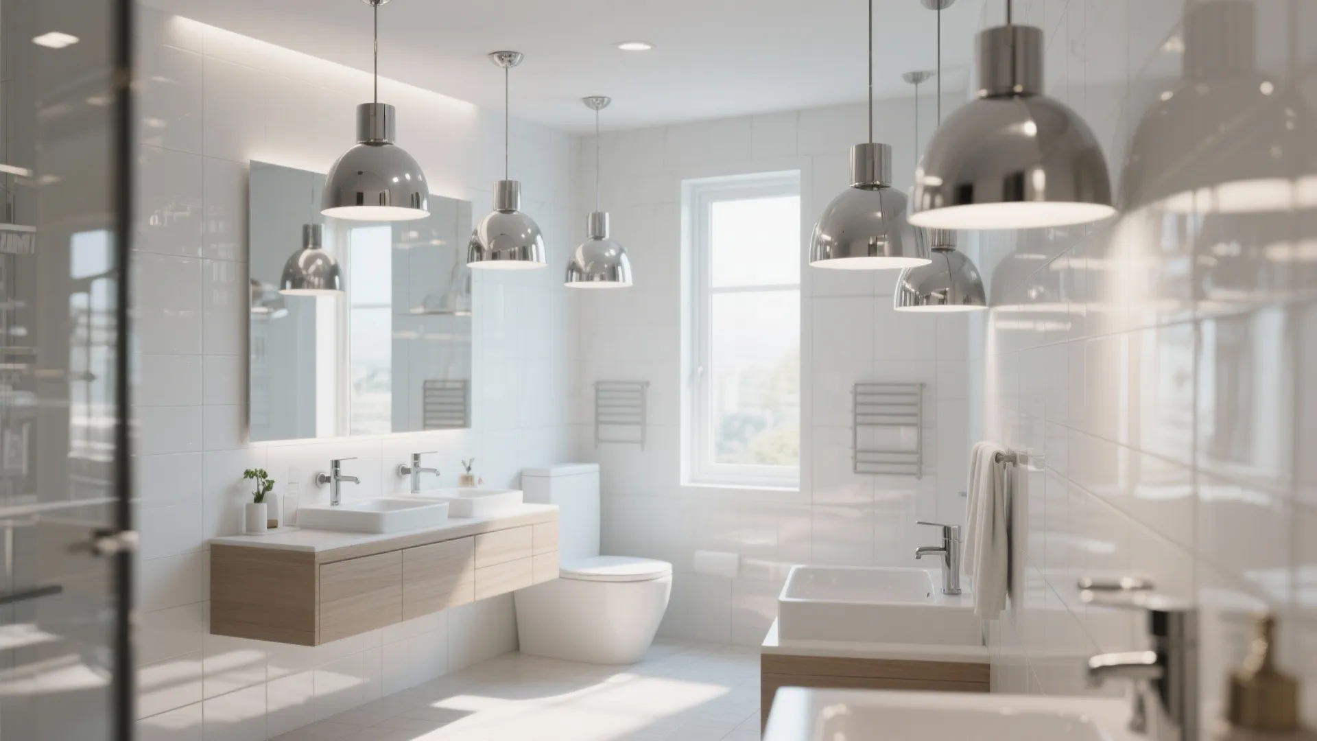 Tip 5: Statement silver light fixtures