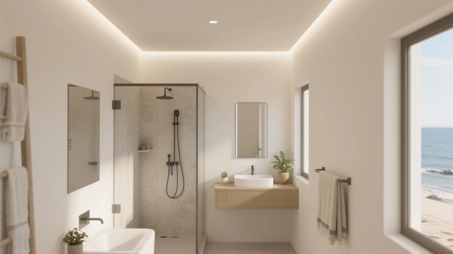 5 Simple Bathroom Ceiling Designs That Elevate Small Spaces: As a senior interior designer, here are my 5 proven, simple bathroom ceiling designs that make small bathrooms feel bigger, brighter, and beautifully cohesive.