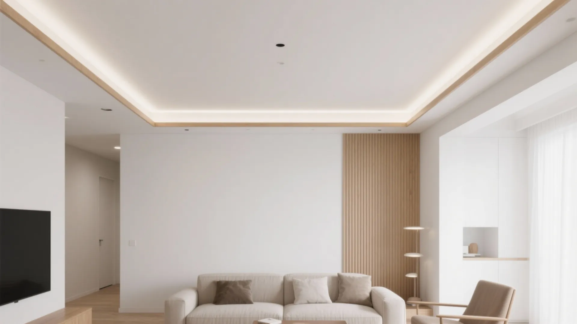 5 Simple Ceiling Designs for Living Rooms: Small spaces spark big ideas—here are 5 simple ceiling designs that elevate your living room without clutter