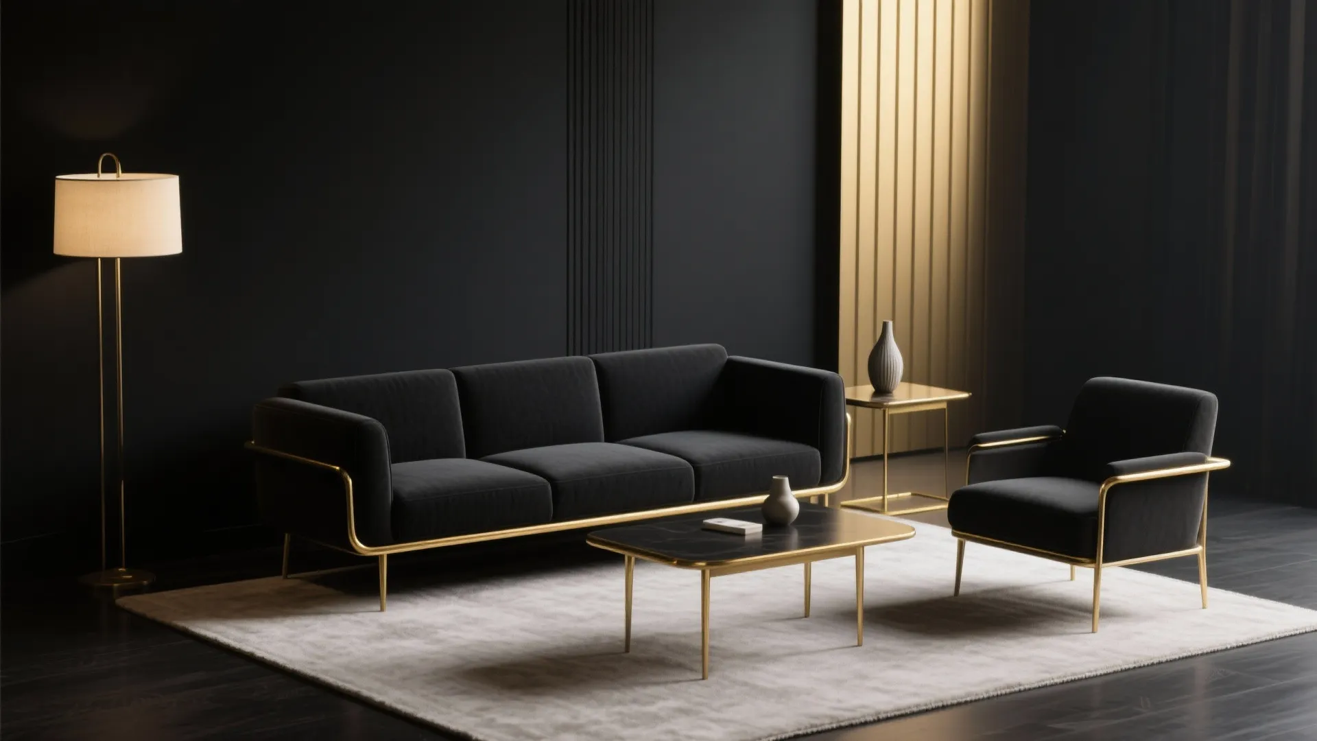 5. Keep furniture silhouettes simple