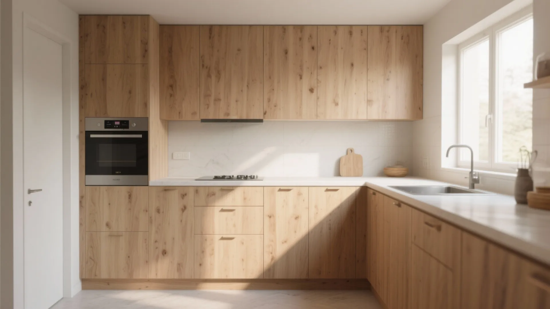 Natural Wood Cabinet Kitchen Ideas — 5 Inspirations: Five practical, small-space friendly ideas to use natural wood cabinets to warm, organize, and elevate your kitchen.