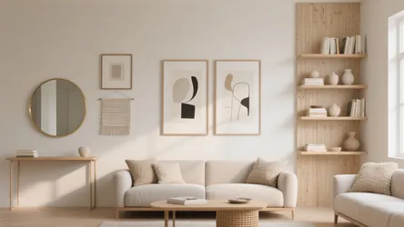 5 simple living room wall decor ideas