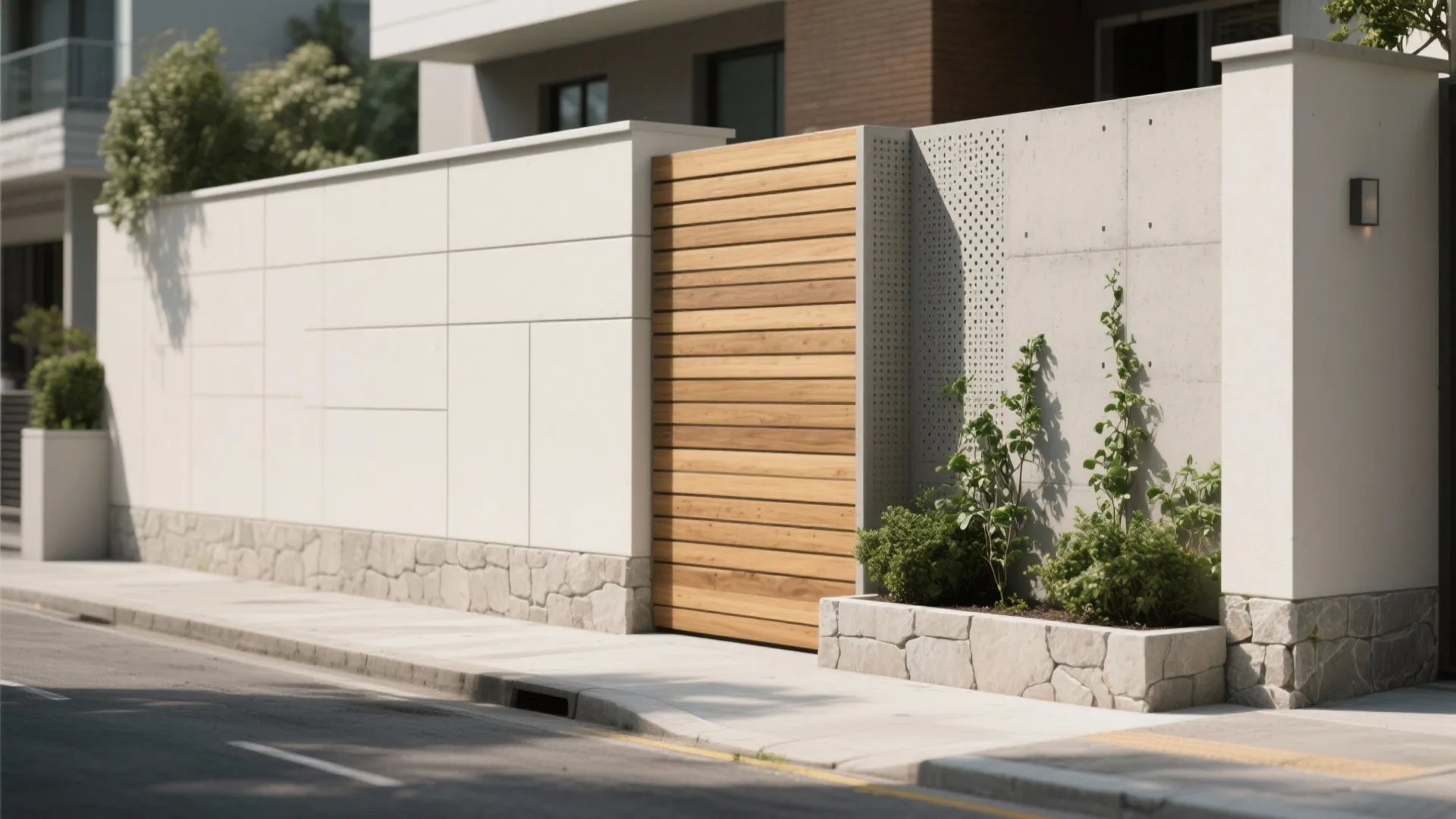 5 Compound Wall Simple Design Ideas That Work