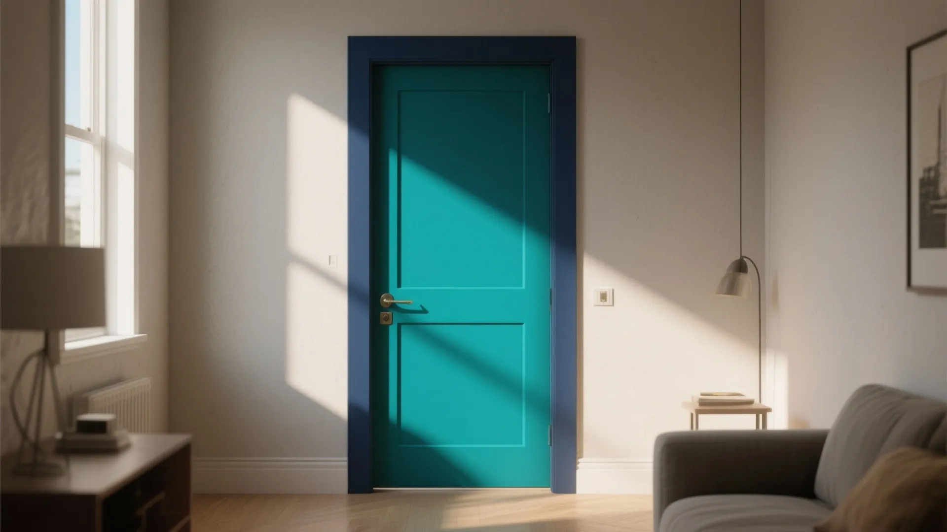 1. Make a Statement with a Single Accent Door