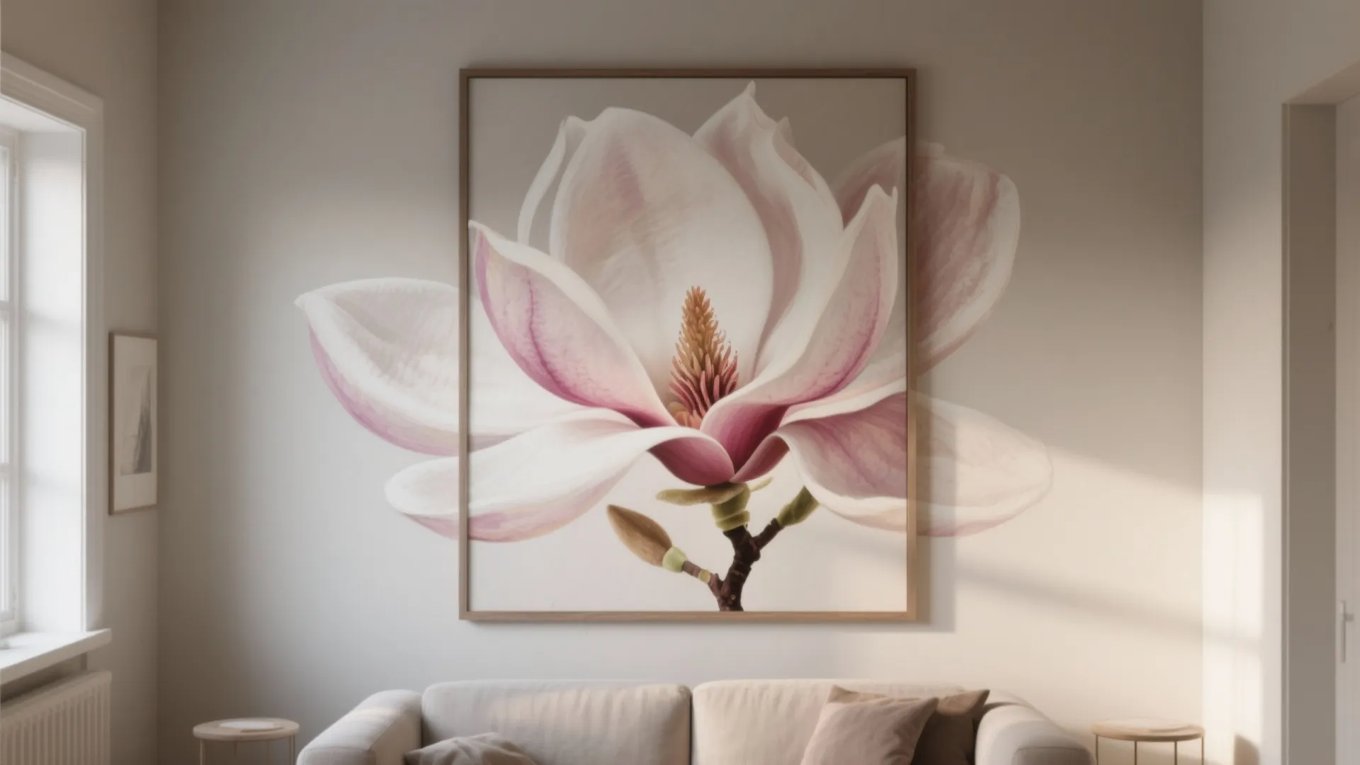 2. Oversized single blossom