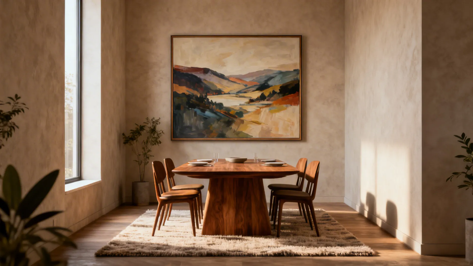Large Framed Wall Art Ideas — 5 Ways: Big framed wall art can transform a dining room; five practical inspirations from a pro designer