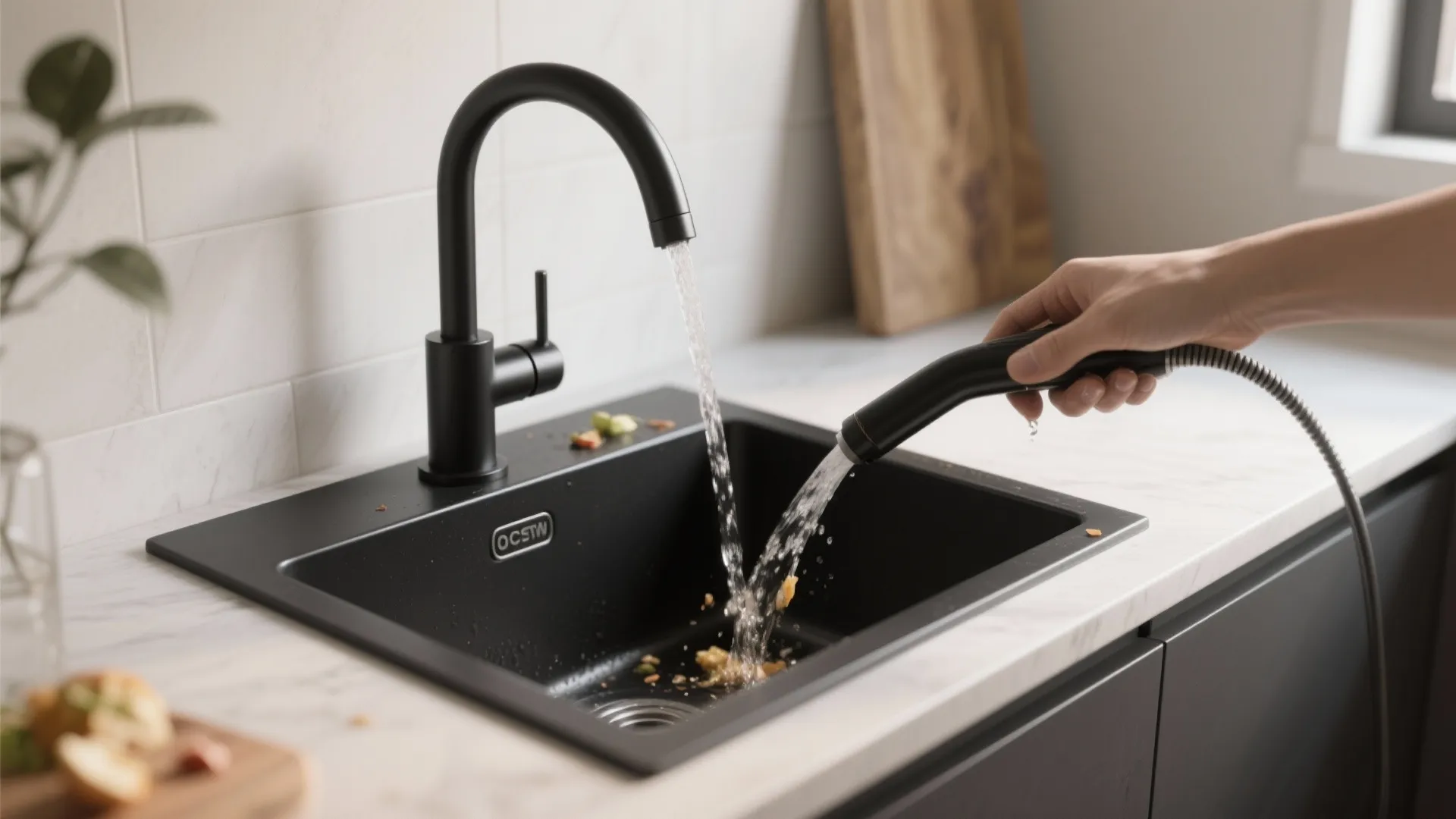 2. Single-Handle Mixer with Side Sprayer