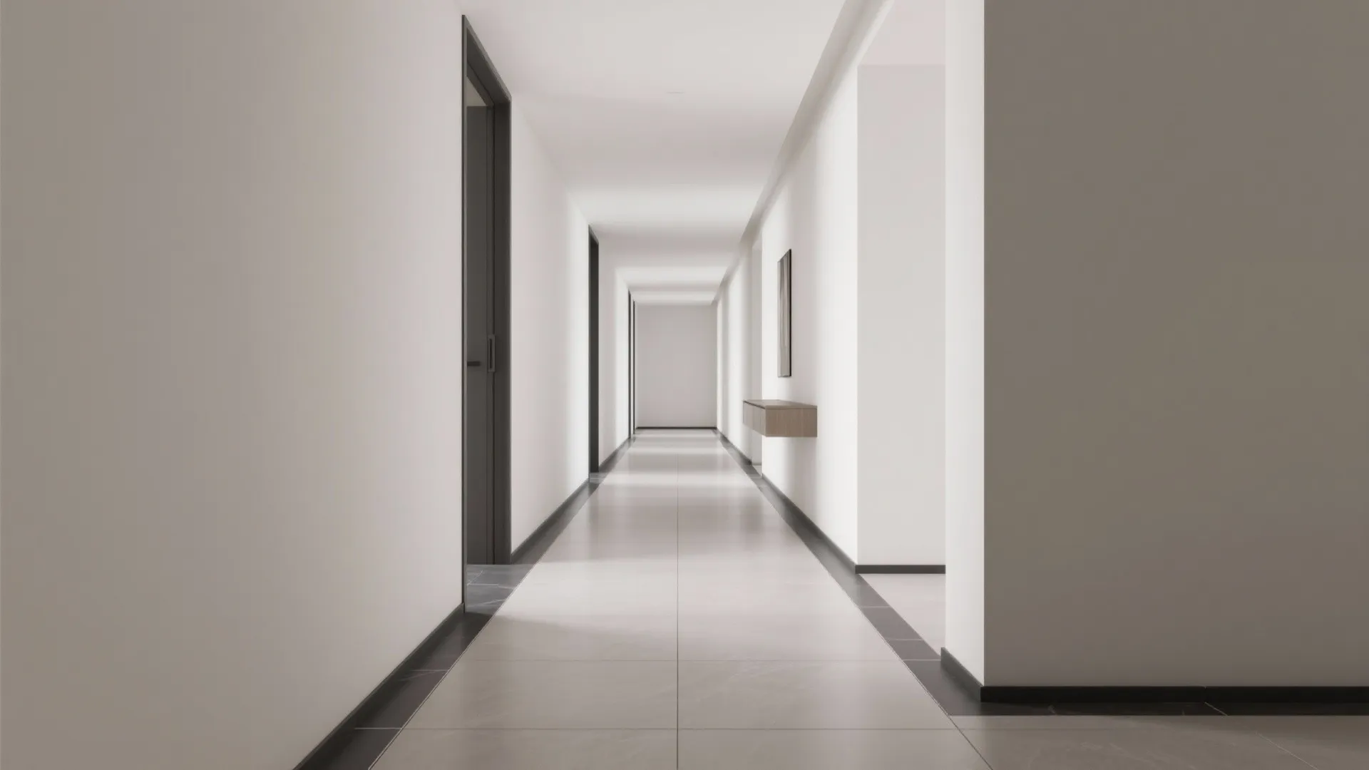 Minimalist single-line porcelain border