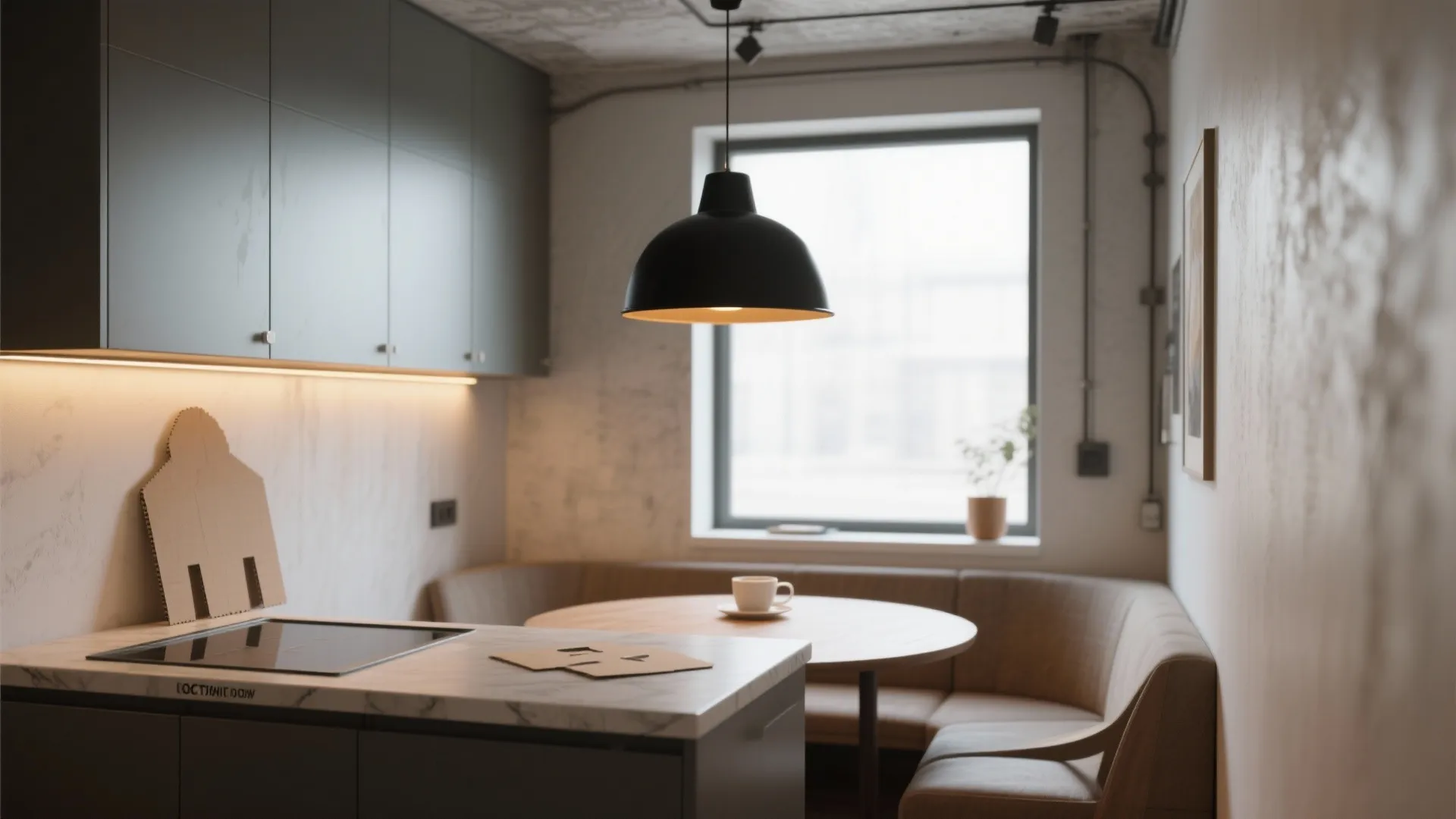 1. Single oversized pendant as a focal anchor