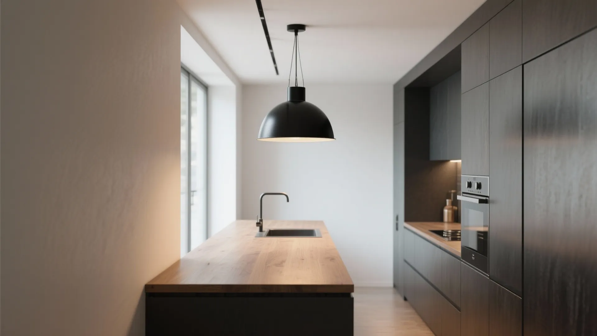 1. Single oversized pendant for a minimalist statement