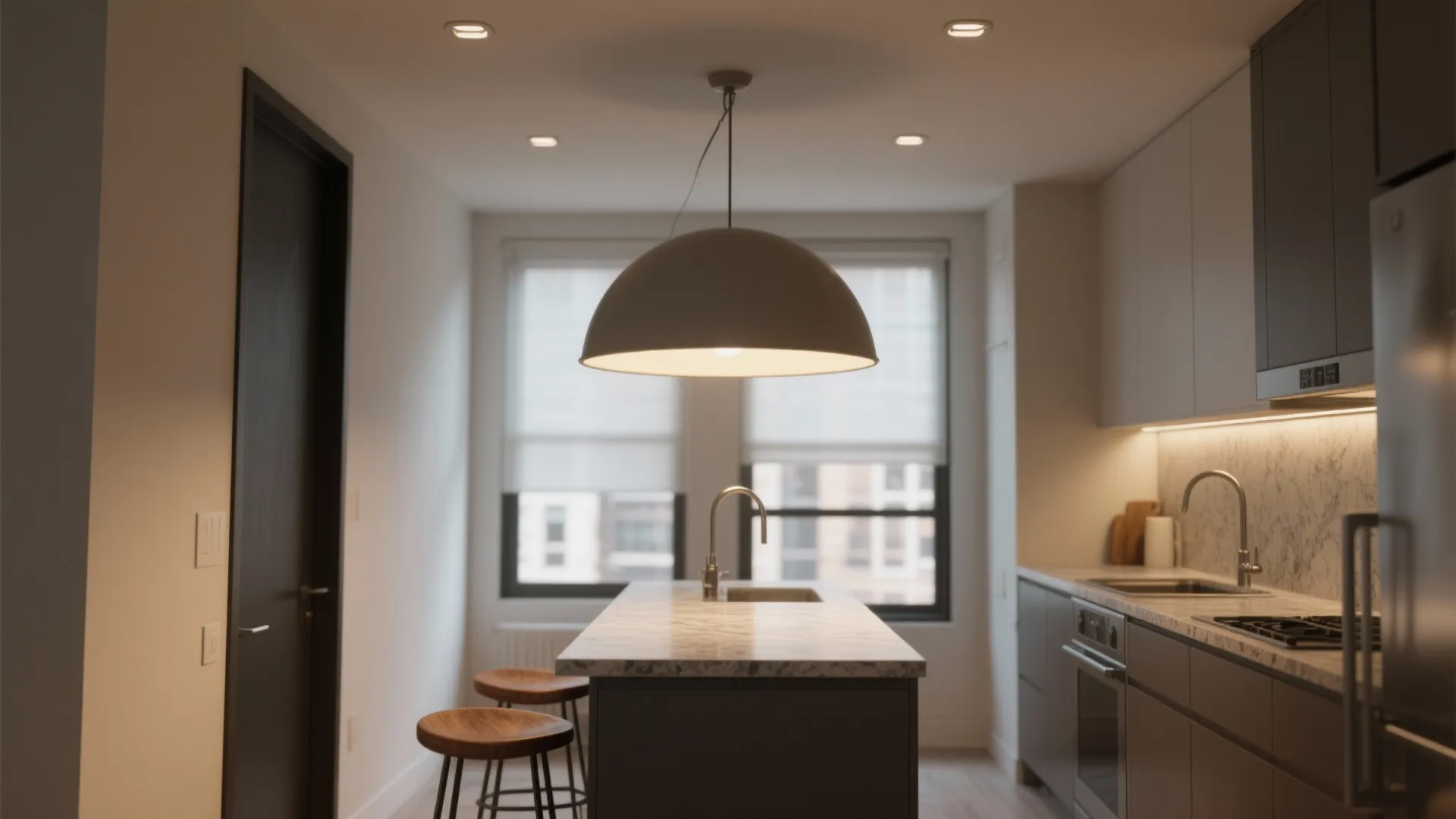 2. Single Oversized Pendant