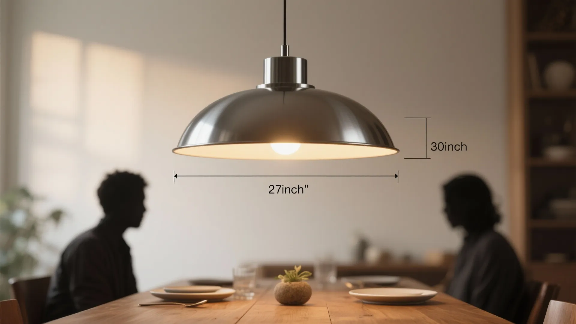 1. Single Pendant, Right Height