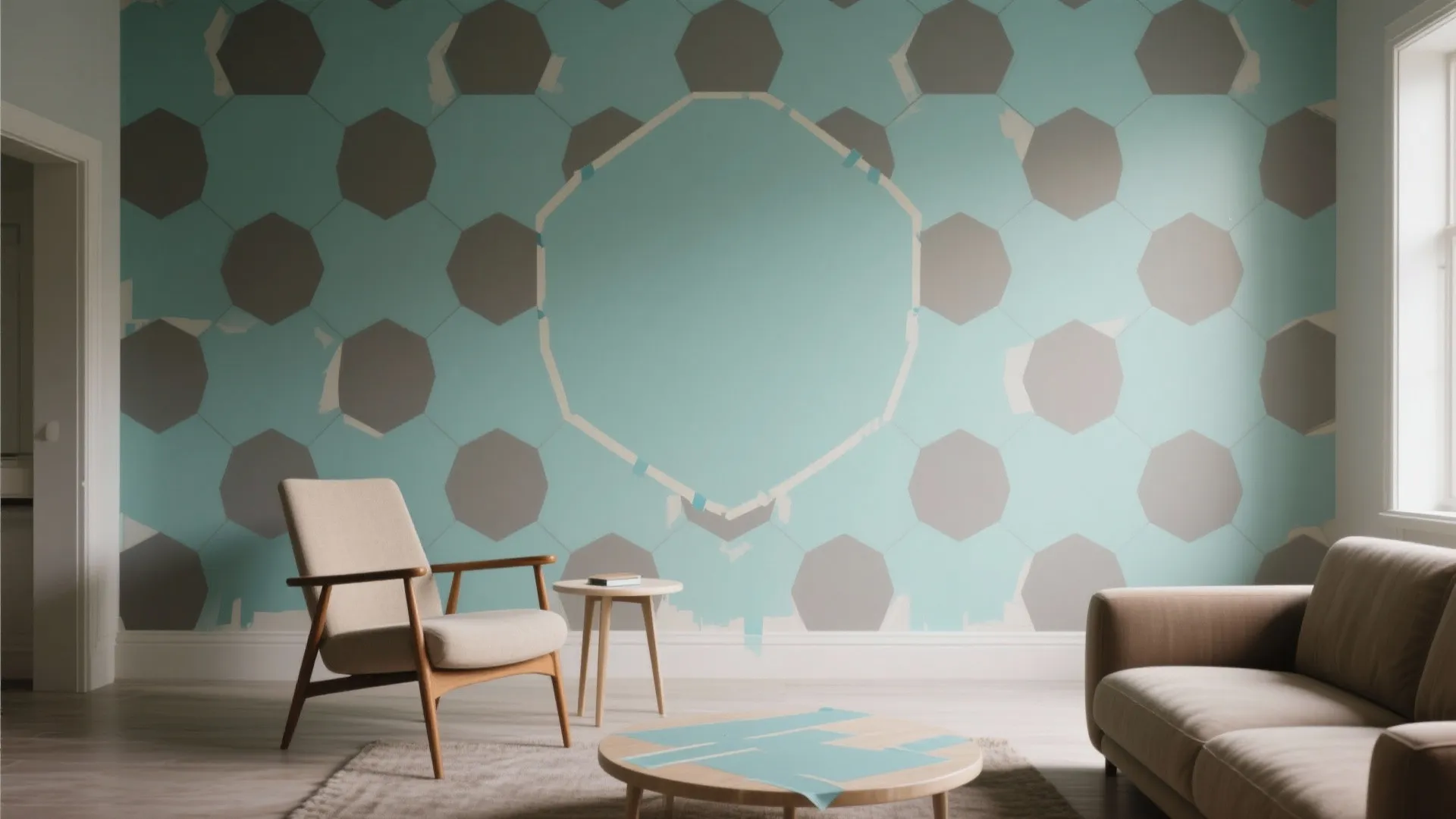 1. The Single-Shape Accent Wall