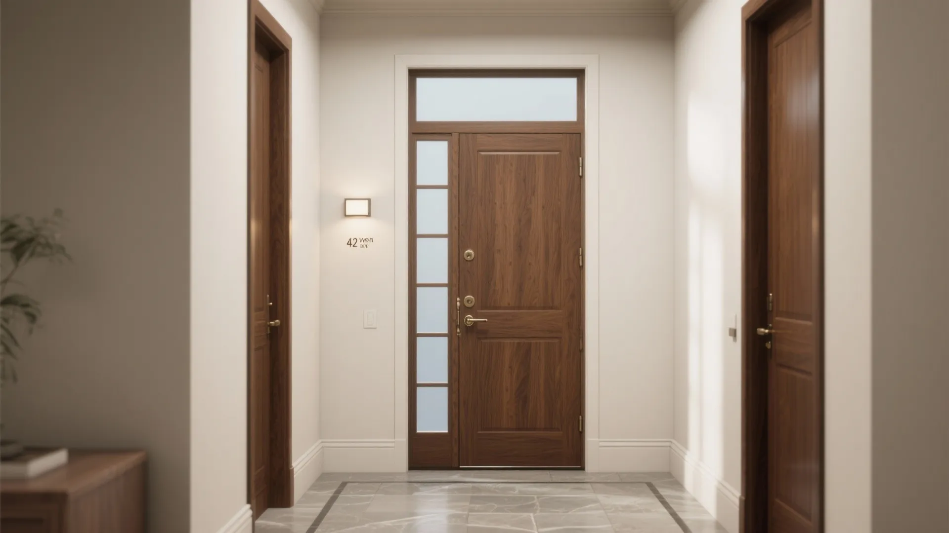 Wide Single Door + Fixed Sidelight Beats Double Doors