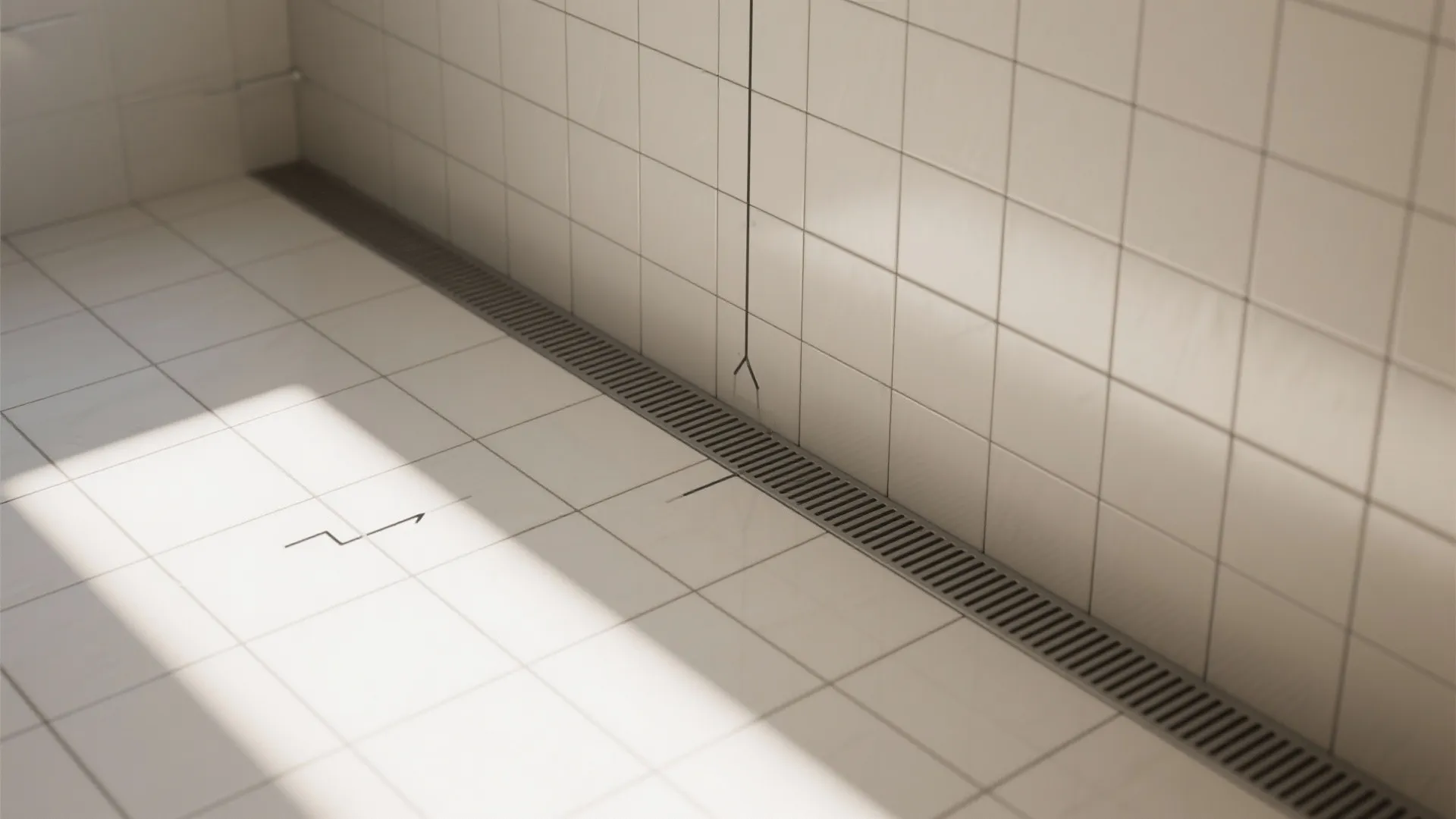 3) Waterline drama: stacked vertical tiles with a drainage-led layout