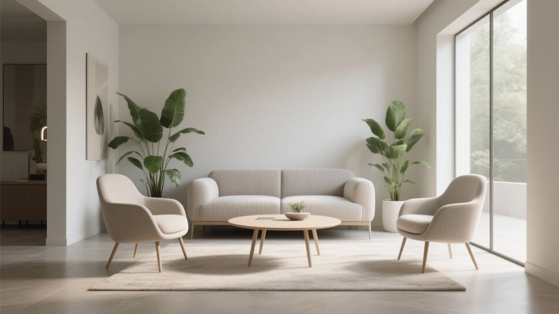 3. Single Sofa with Accent Chairs for Flexibility