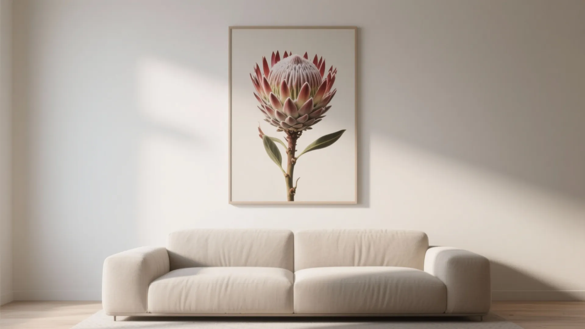 1. Single-stem, large-scale print