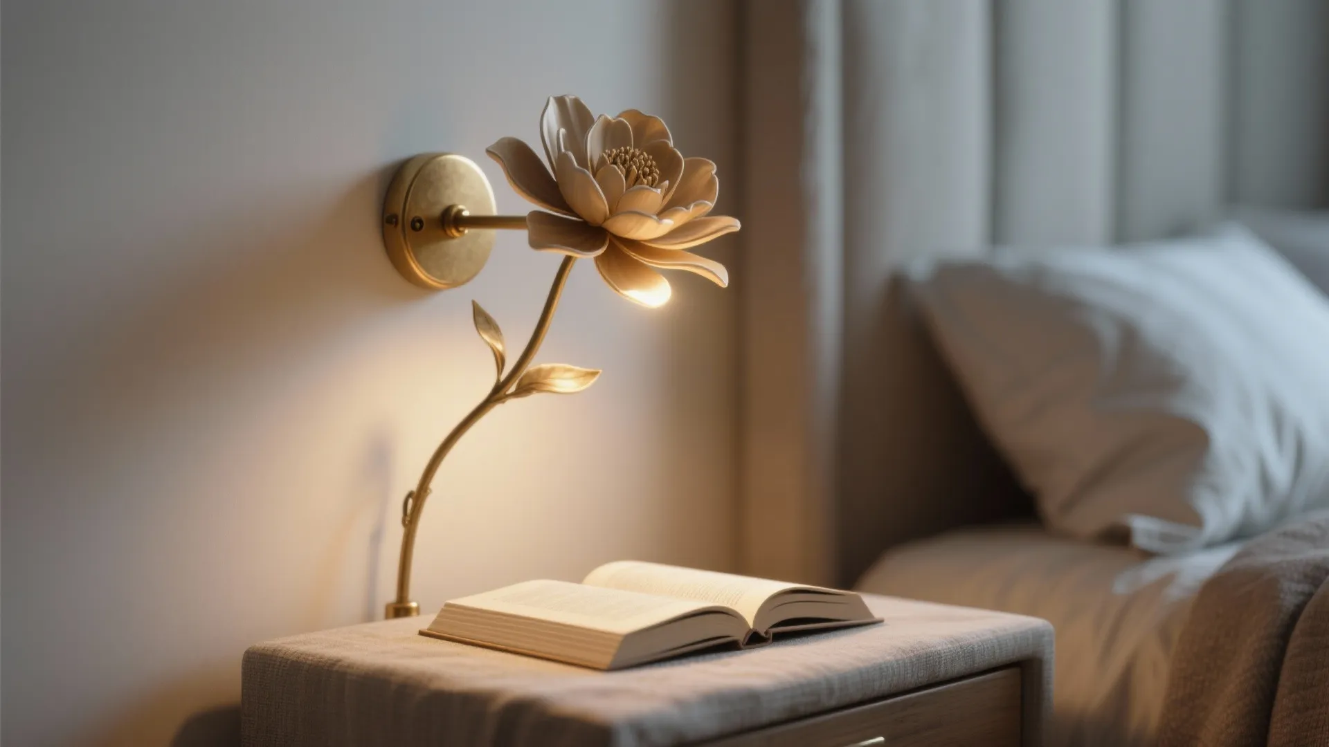 1. Single Stem Sconce as a Statement