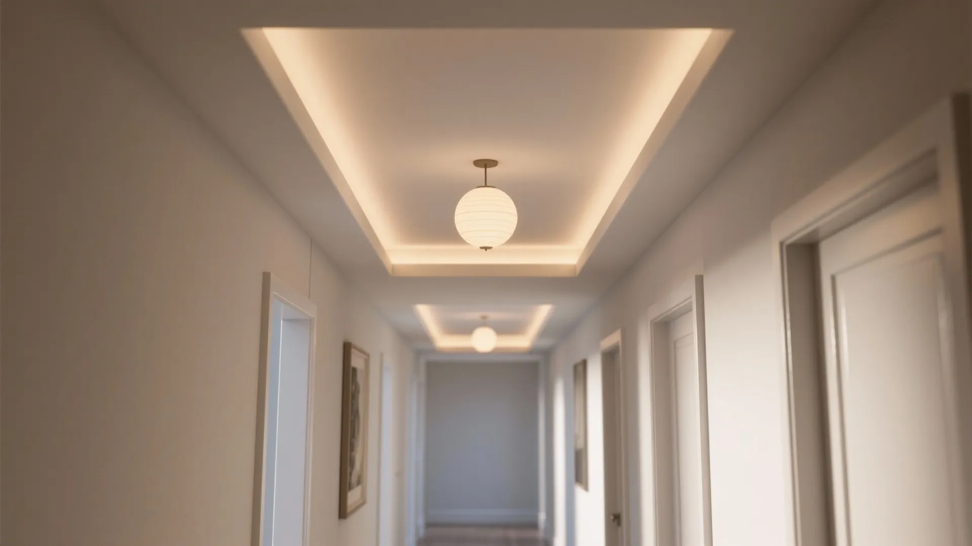 Single-Step Tray Ceiling with Center Accent