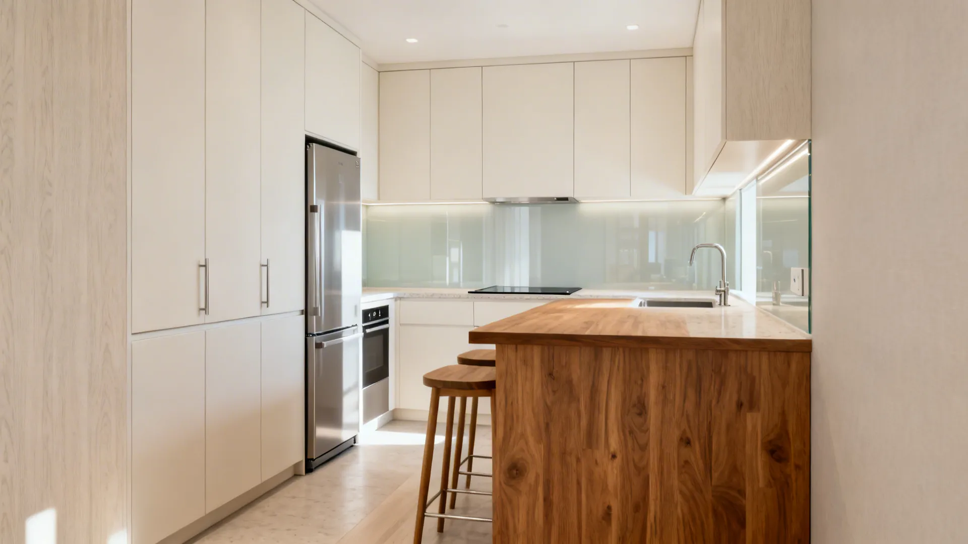 Straight Kitchen Design with Island: 5 Smart Ideas