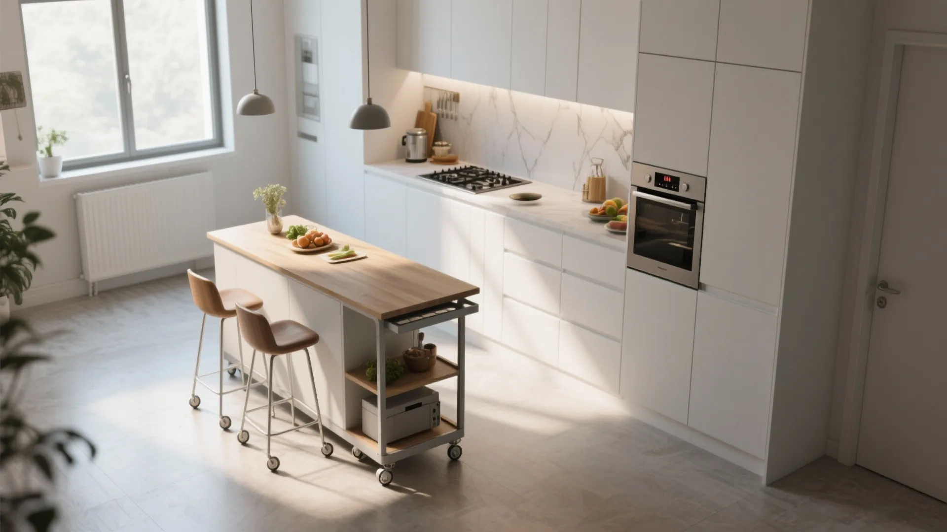 4. Single-wall plus mobile island