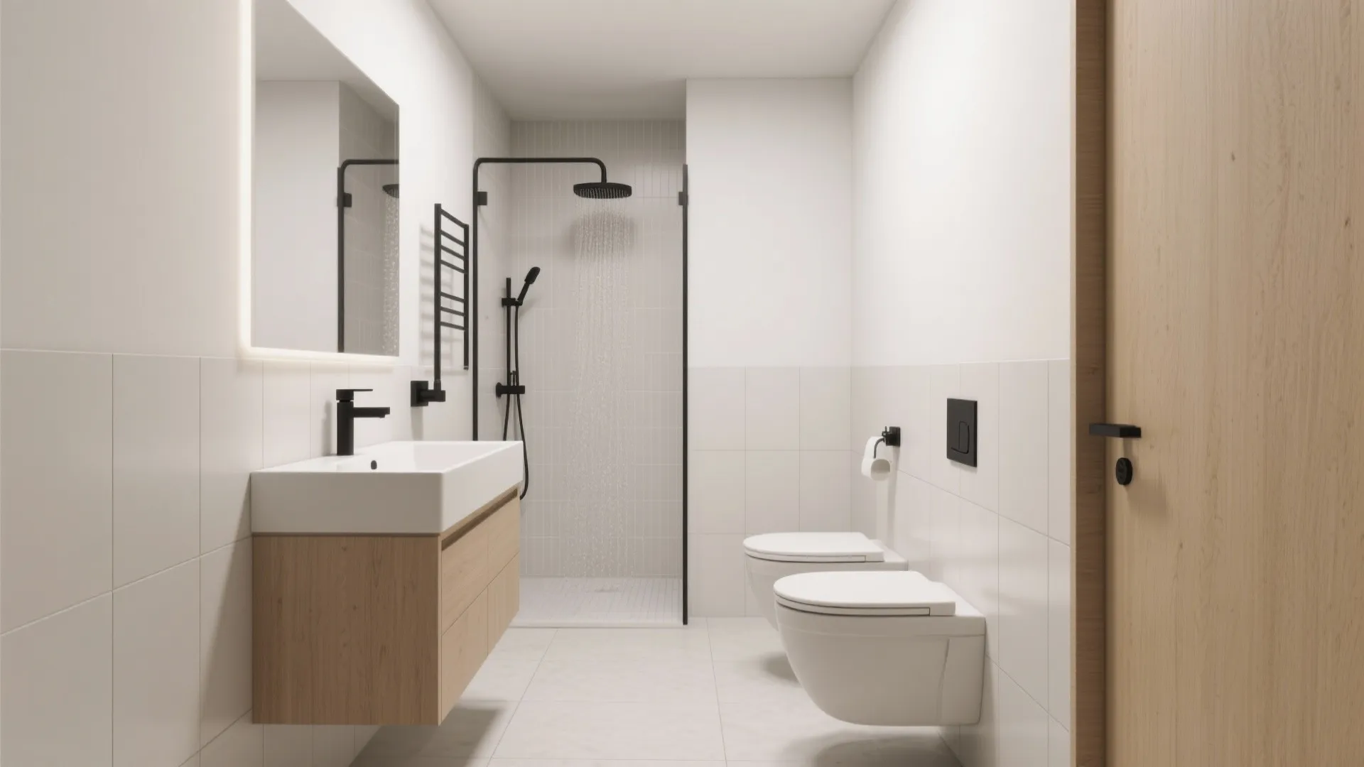 1) The Single Wet Wall: Stack Your Services