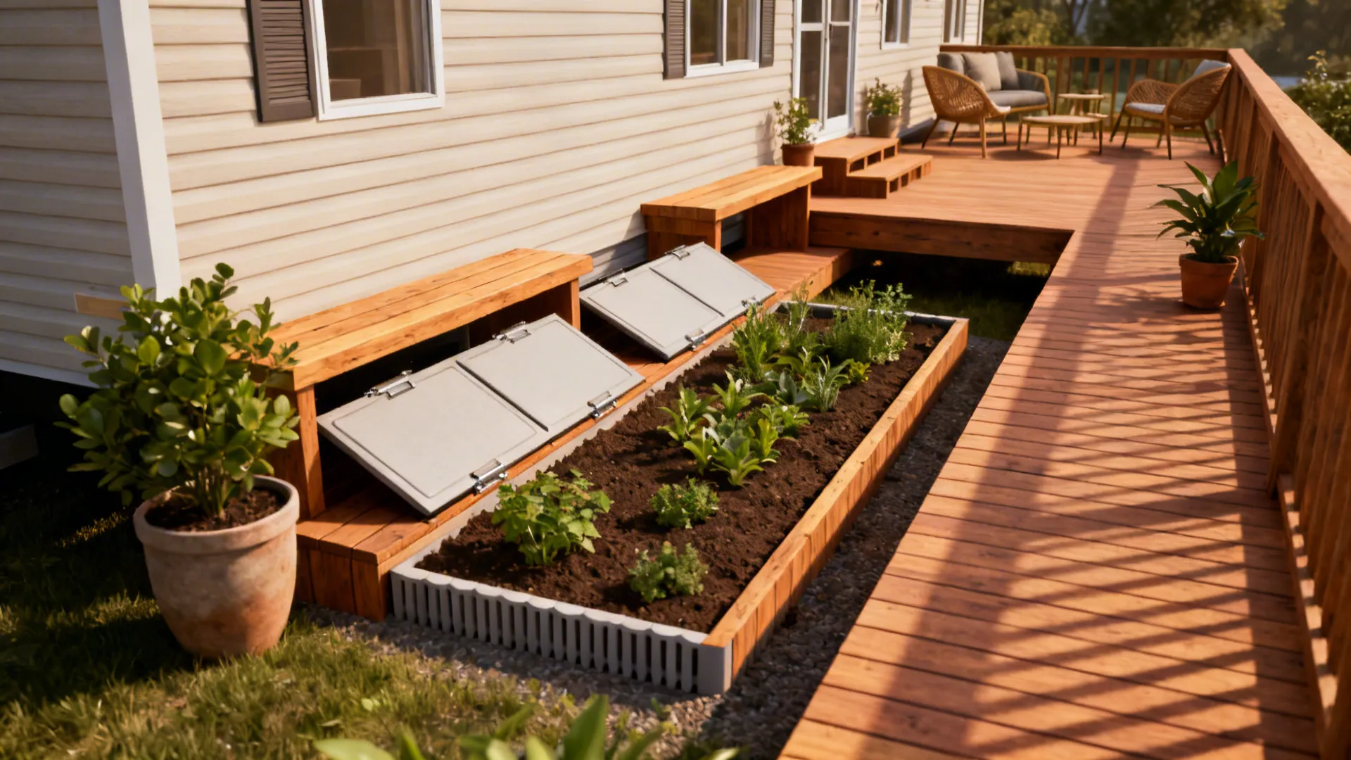 5 Single Wide Mobile Home Deck Ideas