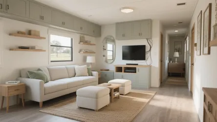 5 Single Wide Small Mobile Home Living Room Ideas