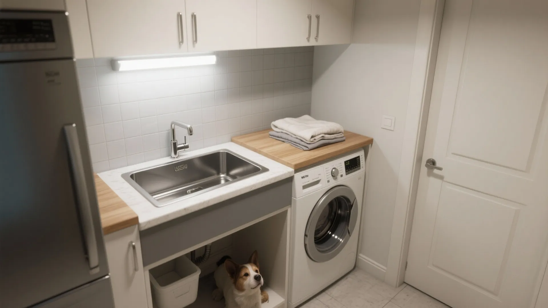5. Sink-First Laundry Alcove