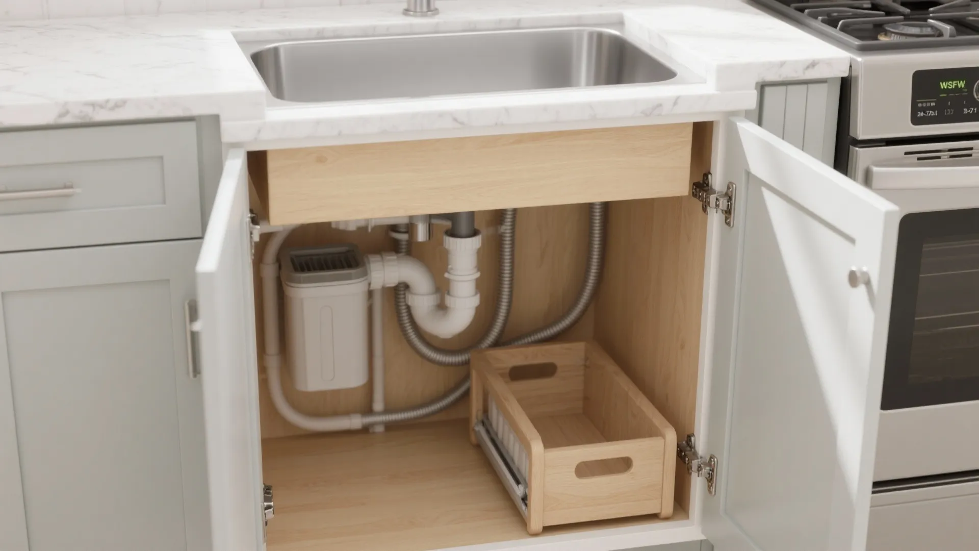 Idea 2: Right-Size the Sink Base (24–27 Inches)