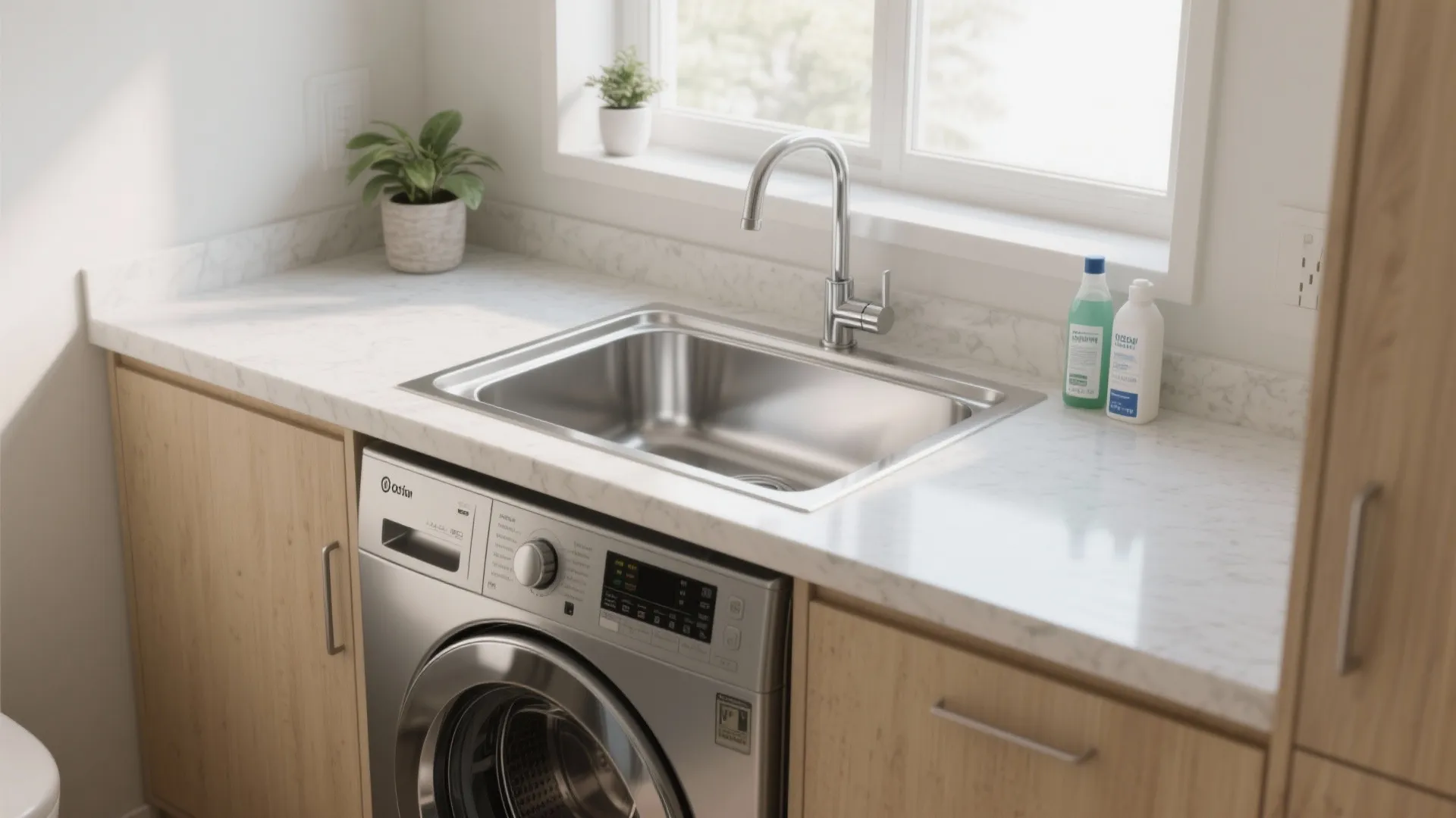 4. Multi-use sink and counter