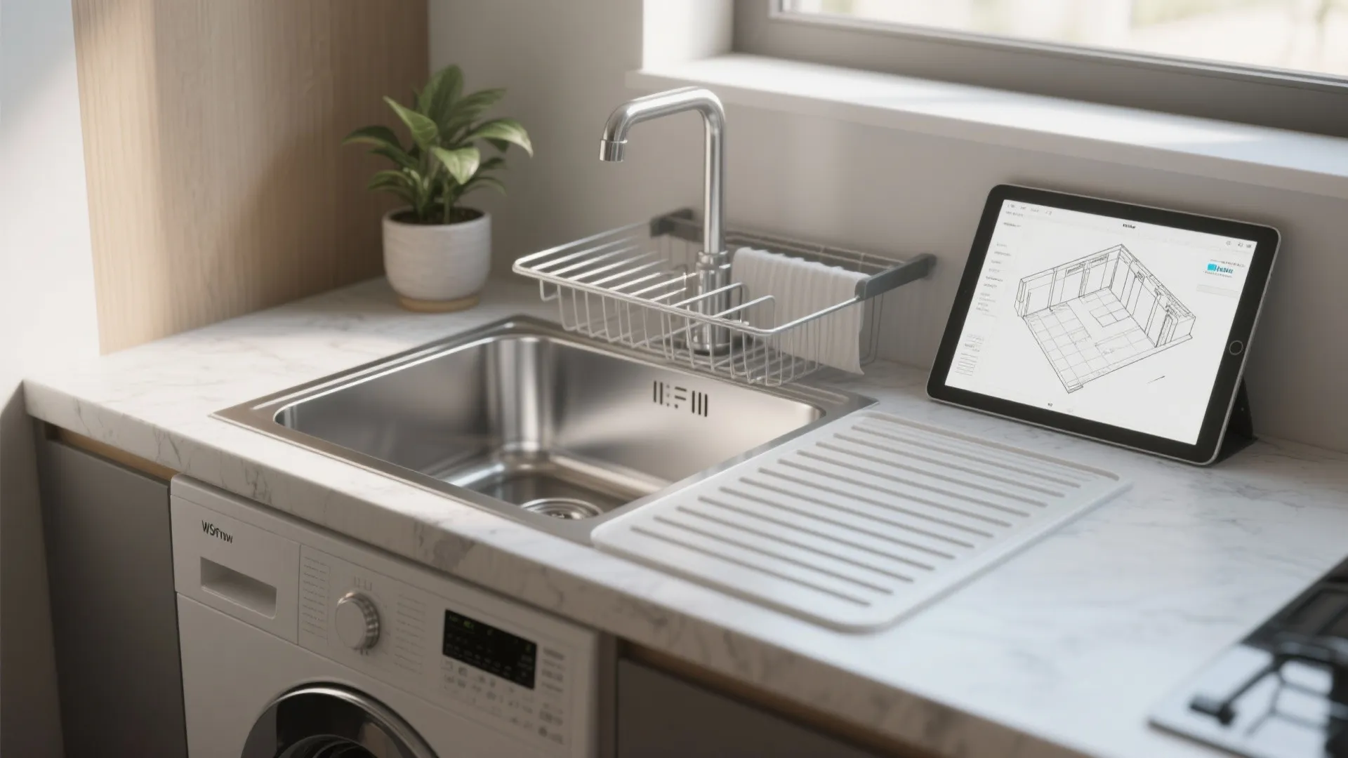 5. Multi-use sink, integrated drying, and AI ideas