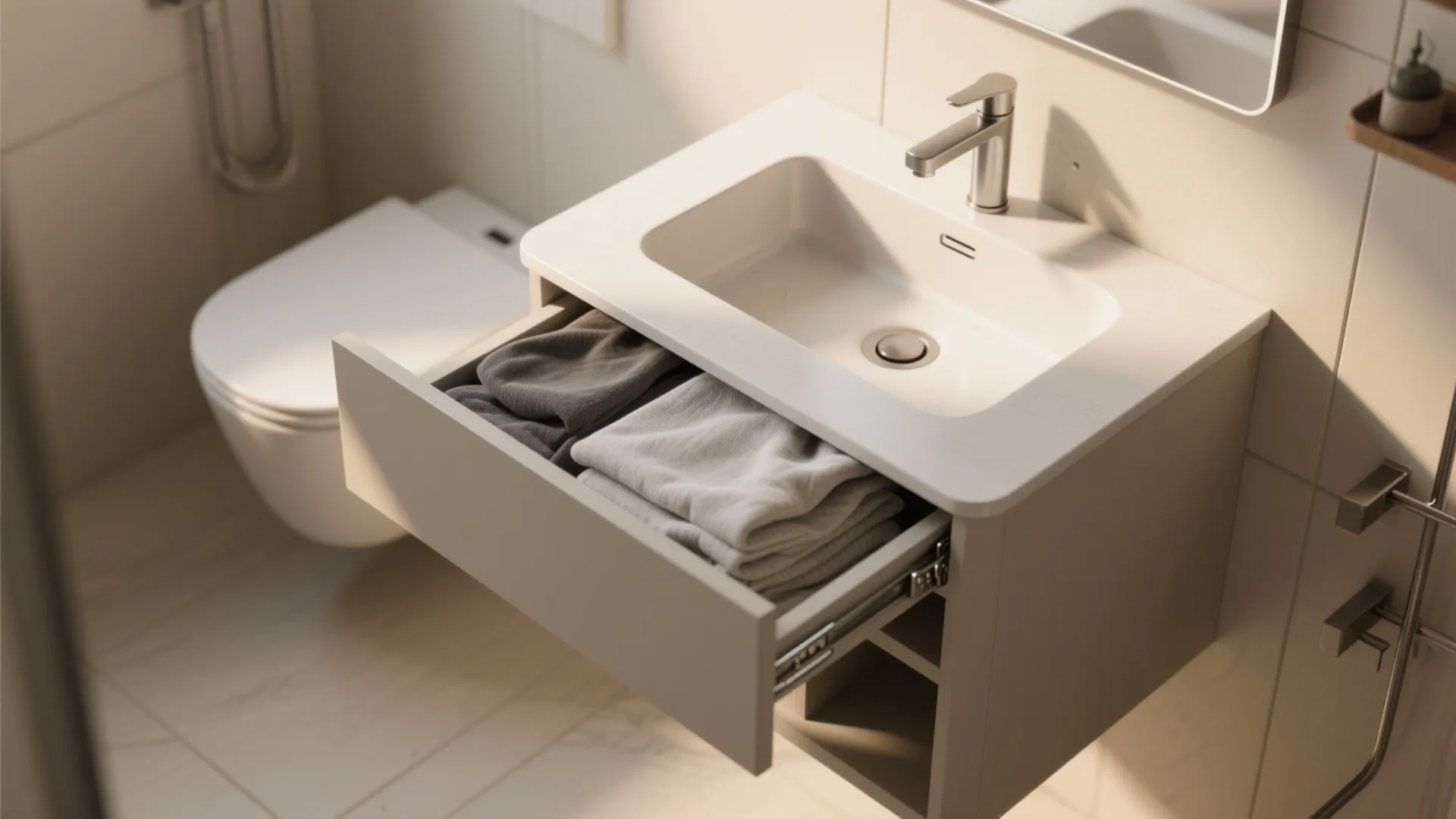 2. Sink + Folding Counter Hybrid