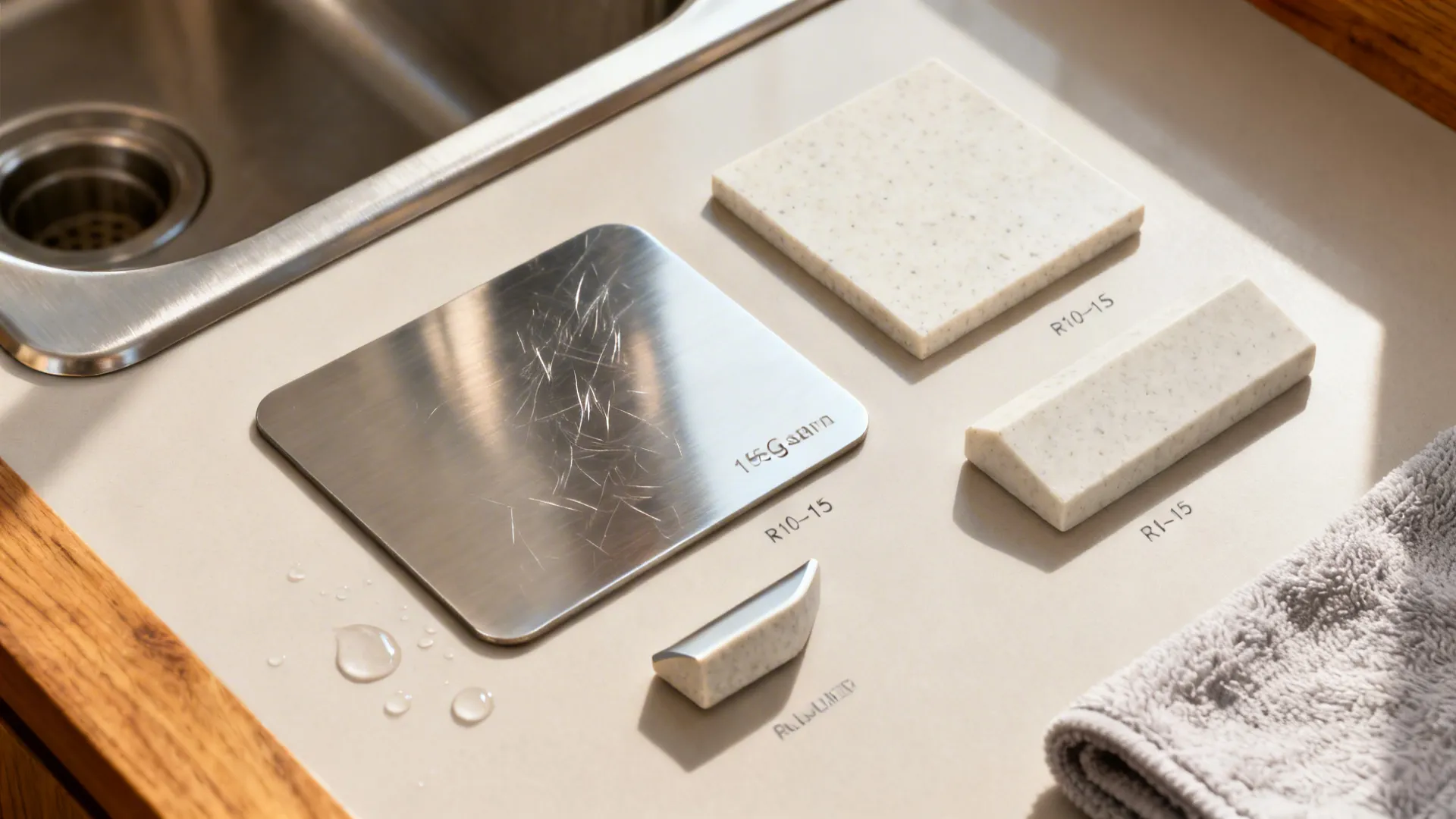 Hygienic Surfaces: Stainless, Quartz Composite, and Easy-Clean Edges