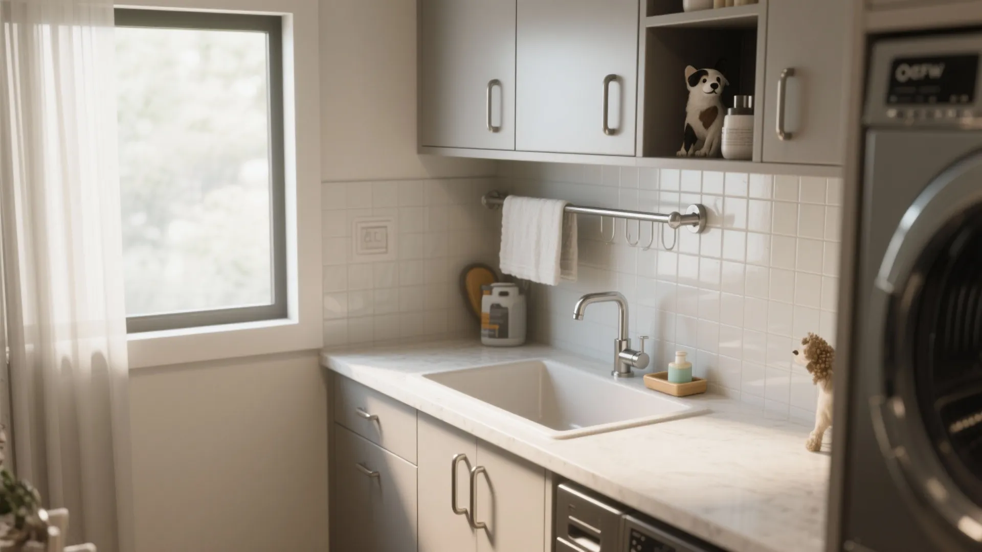 3. Integrated Sink and Prep Corner